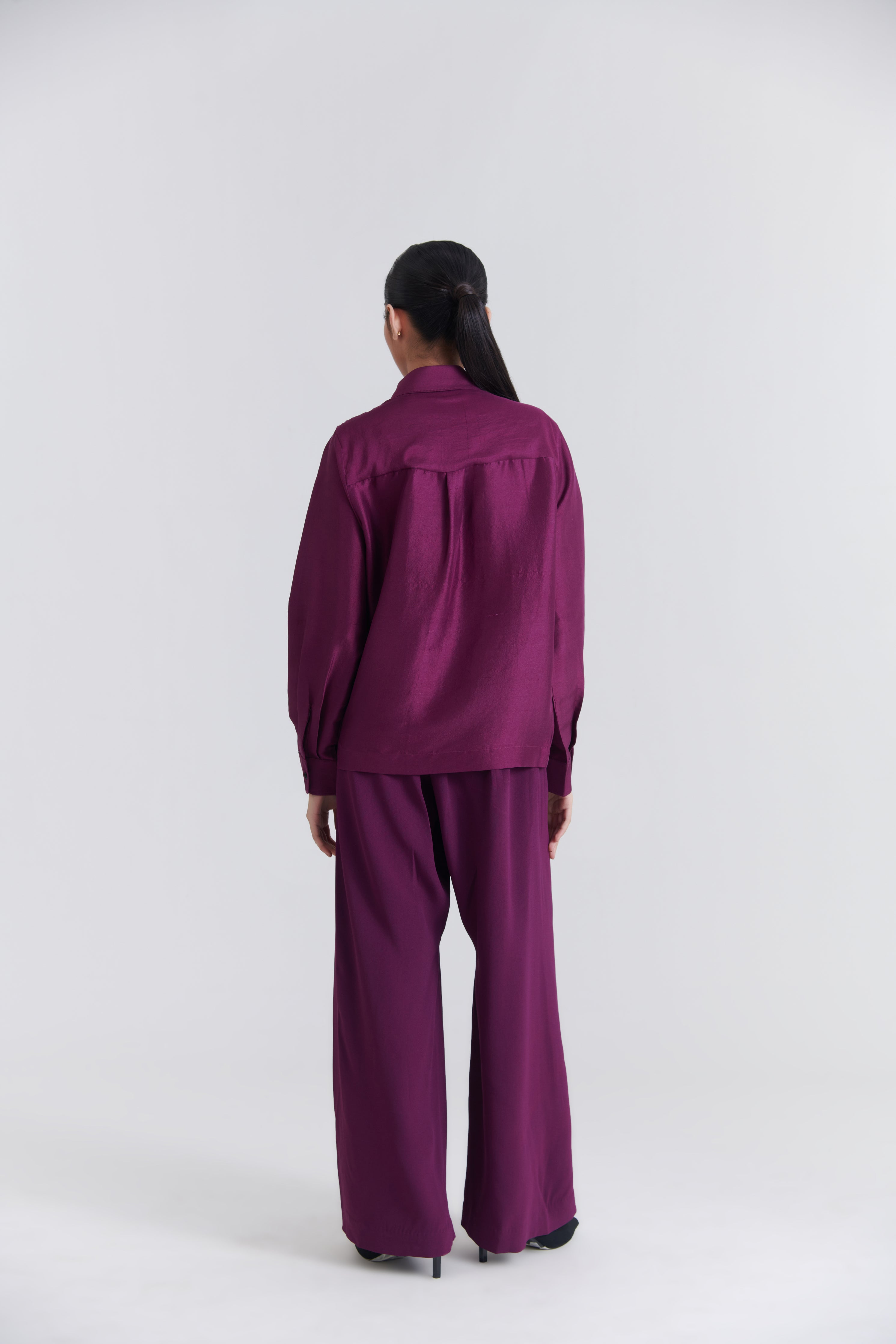 Satin Boxy Shirt