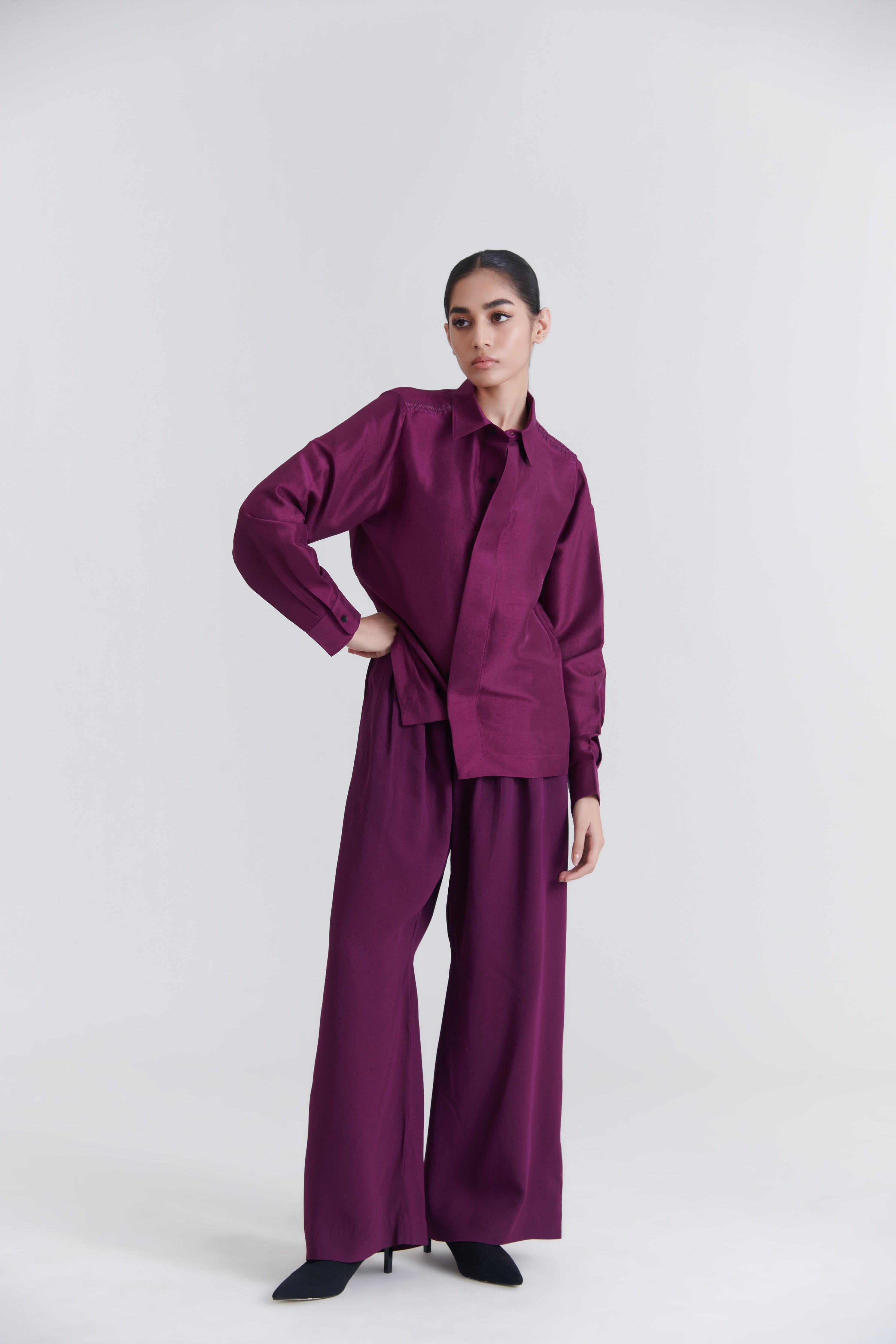 Satin Boxy Shirt