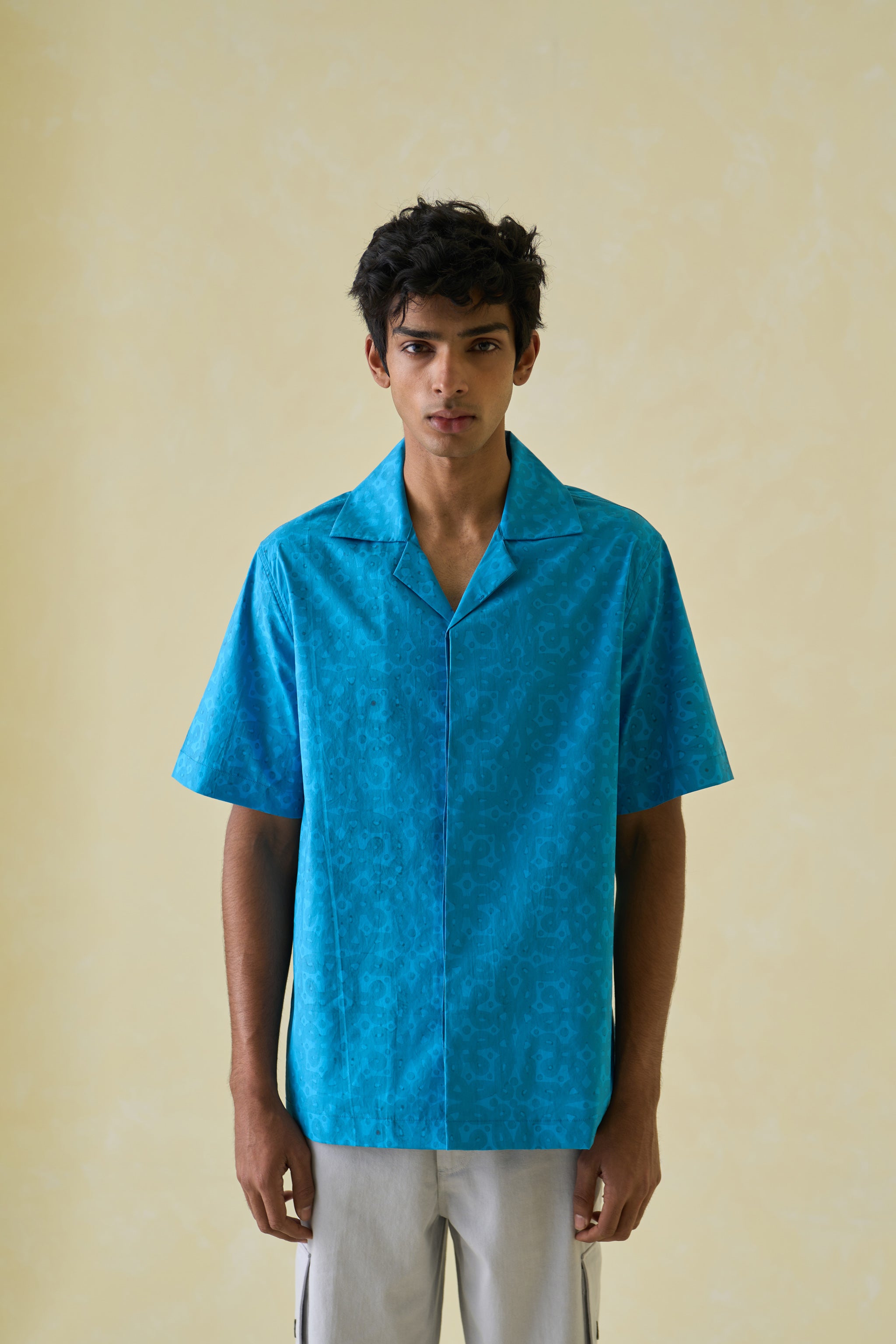 Kolam Block Print Shirt
