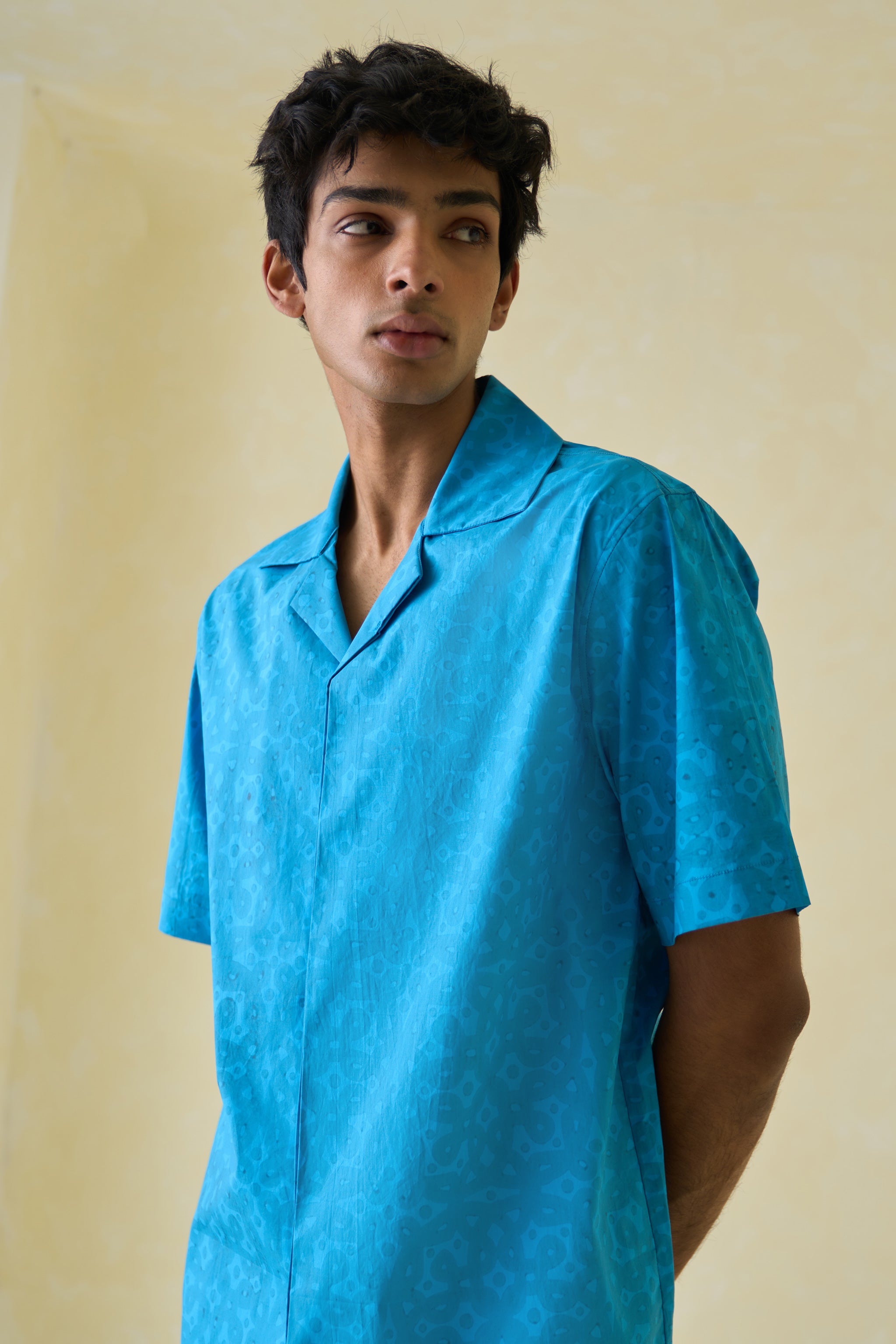 Kolam Block Print Shirt