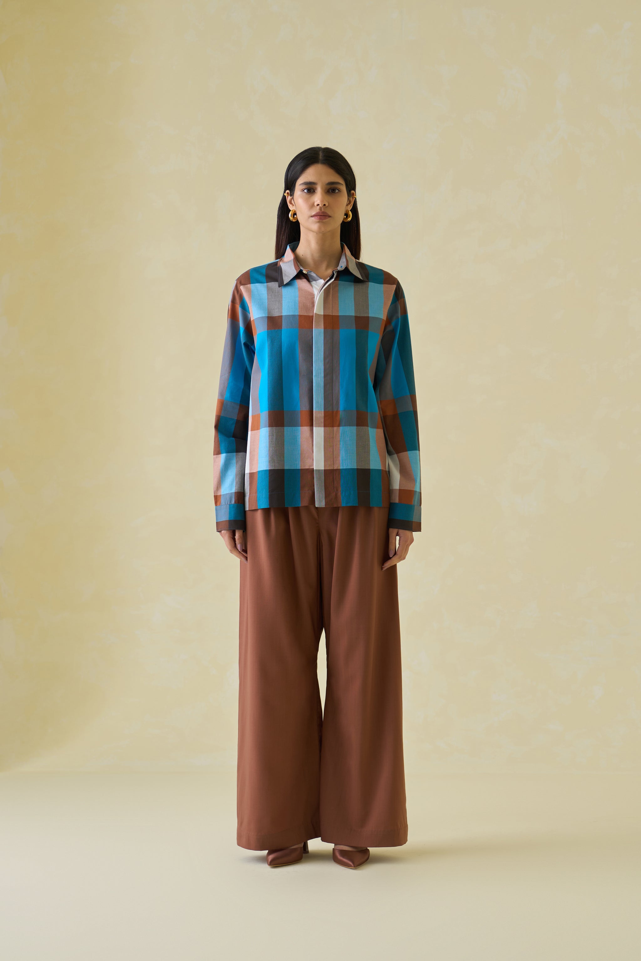 Madras Boxy Shirt