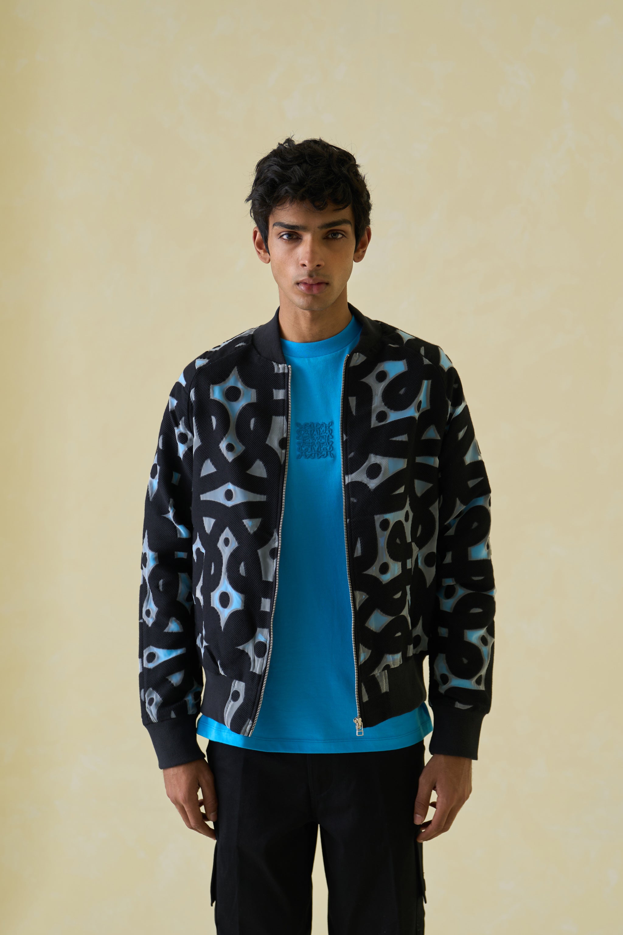 Kolam Jaquard Bomber
