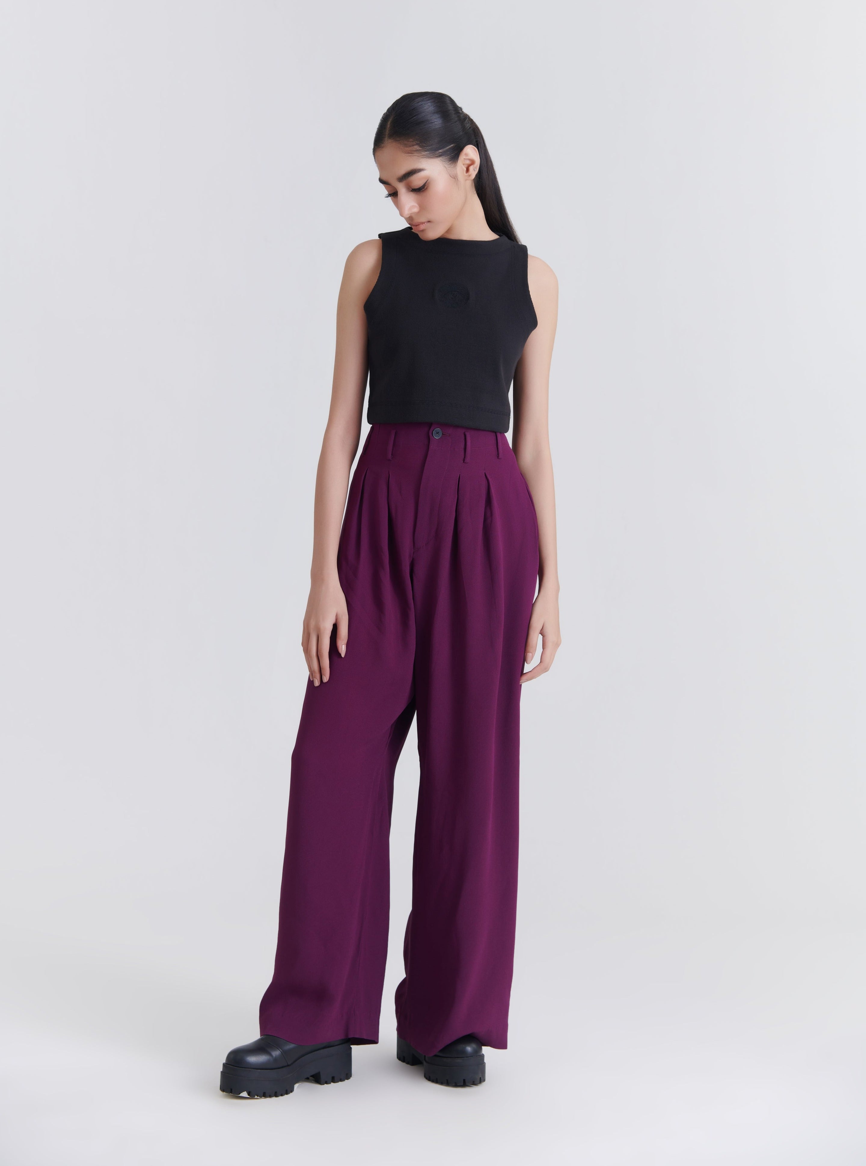 Crepe Bollywood Pants