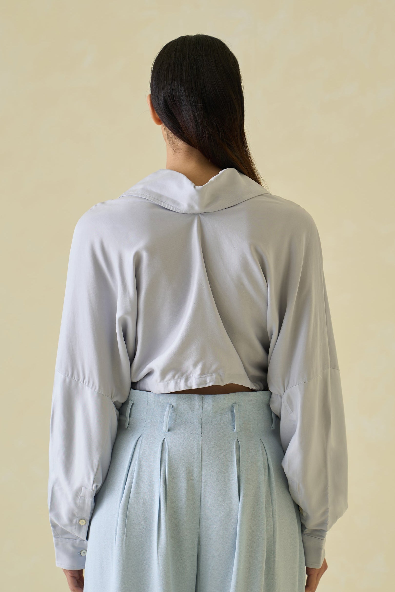 Directional Cropped Shirt