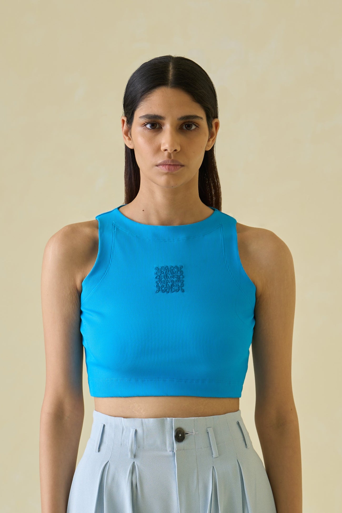 Kolam Cropped Tank Top