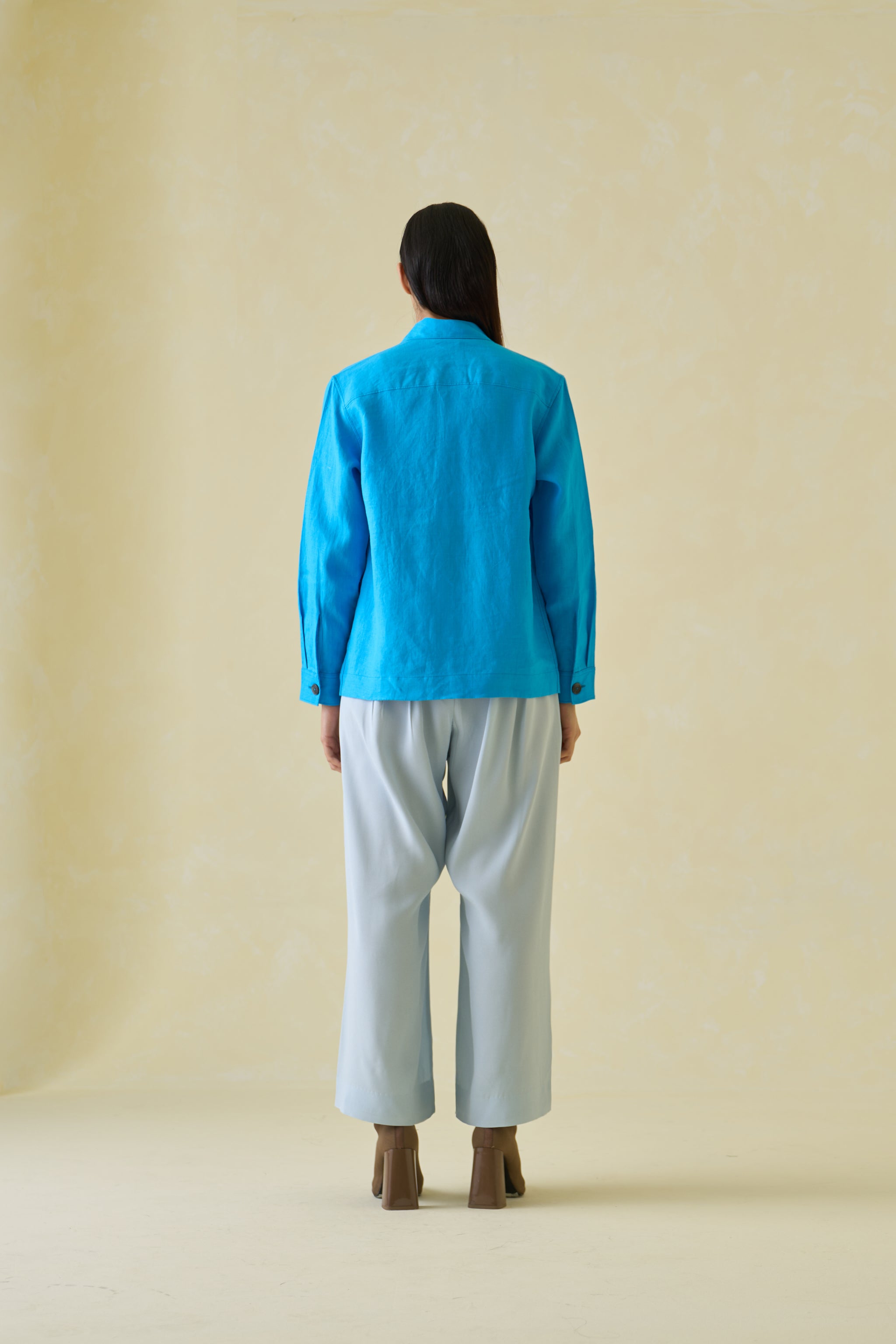 Linen Utilitarian Shacket