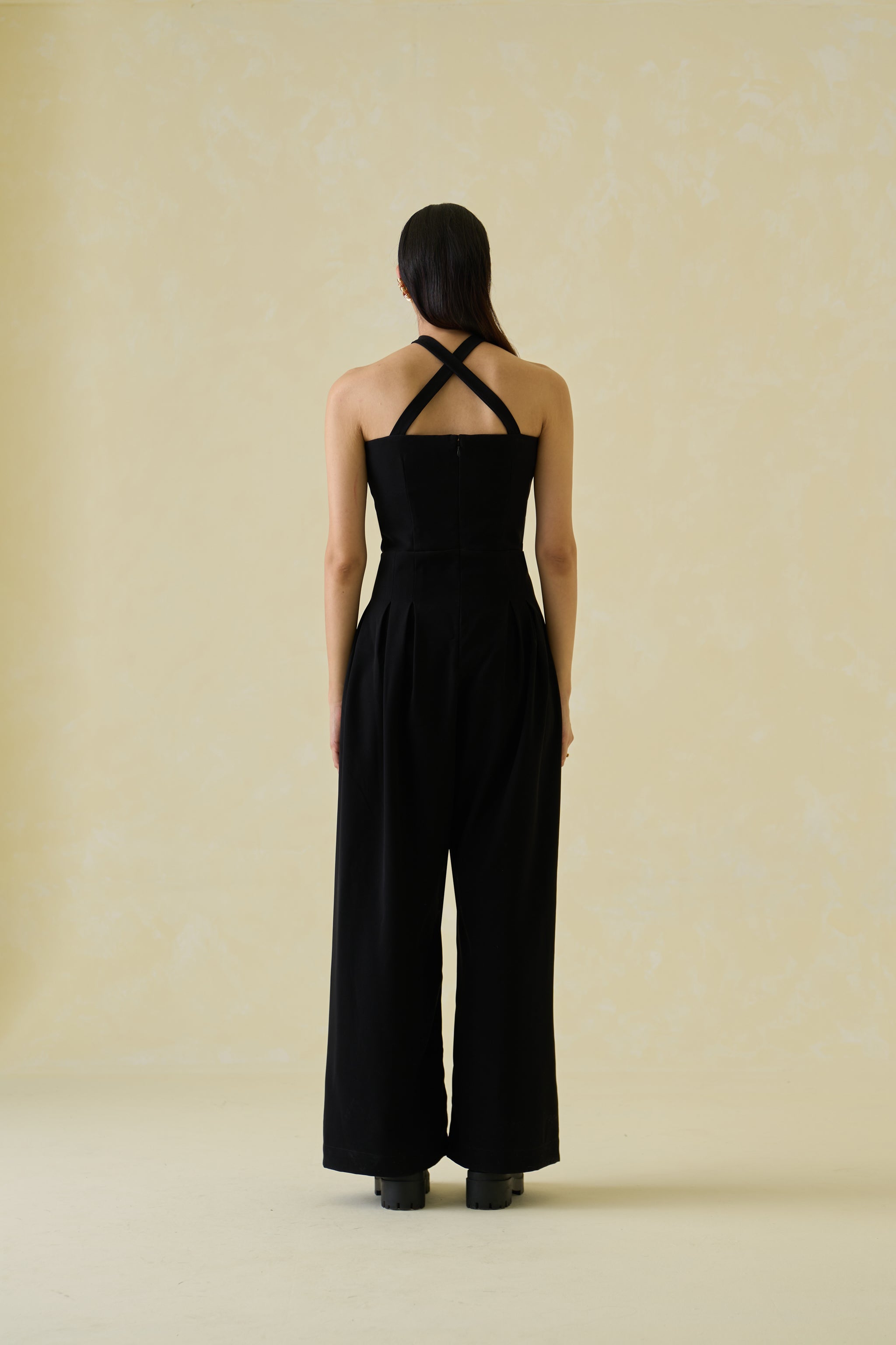 Cross-back Bollywood Jumpsuit