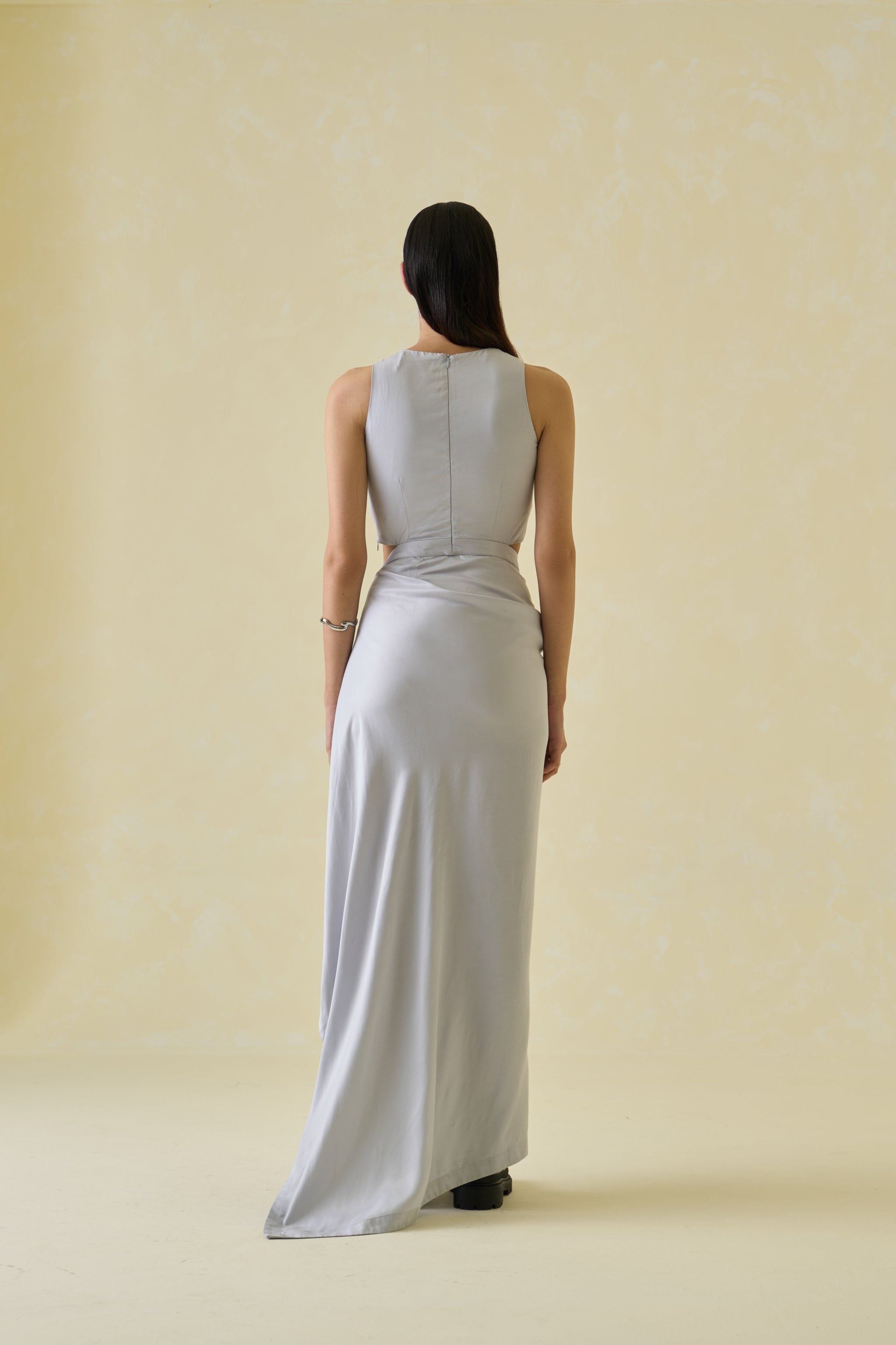 Sari Draped Dress