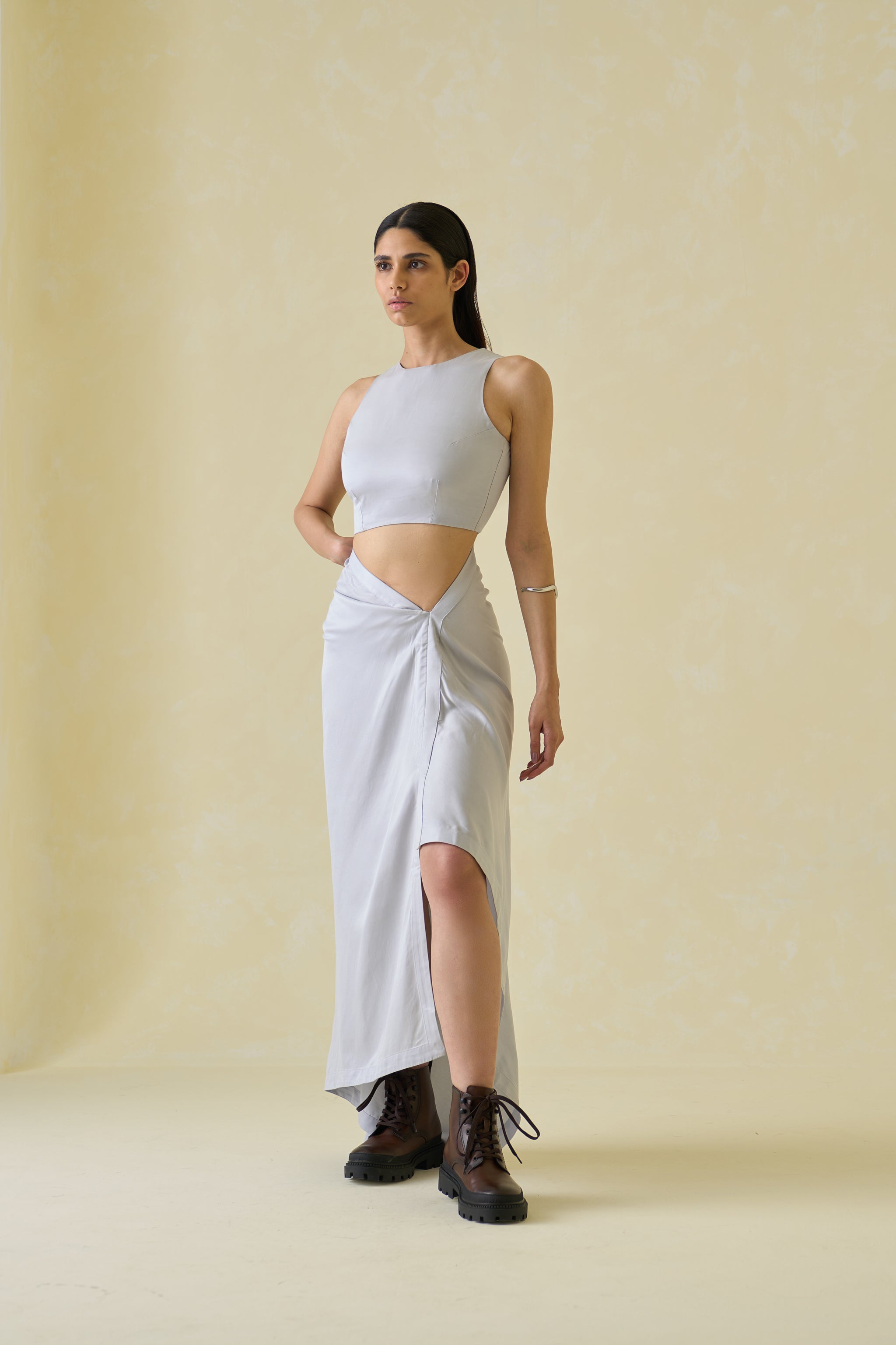 Sari Draped Dress