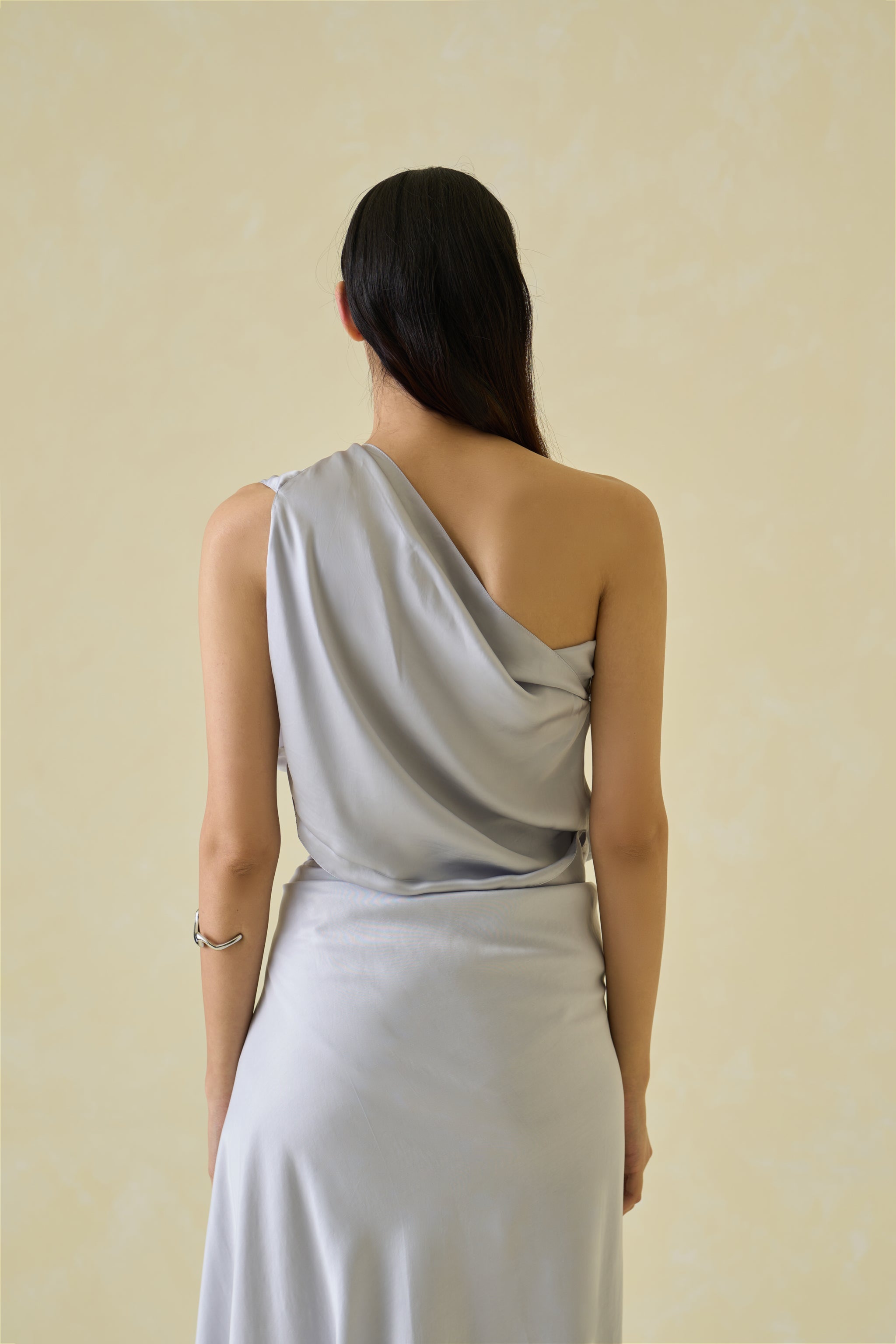 Sari Draped Top & Skirt Co-ord