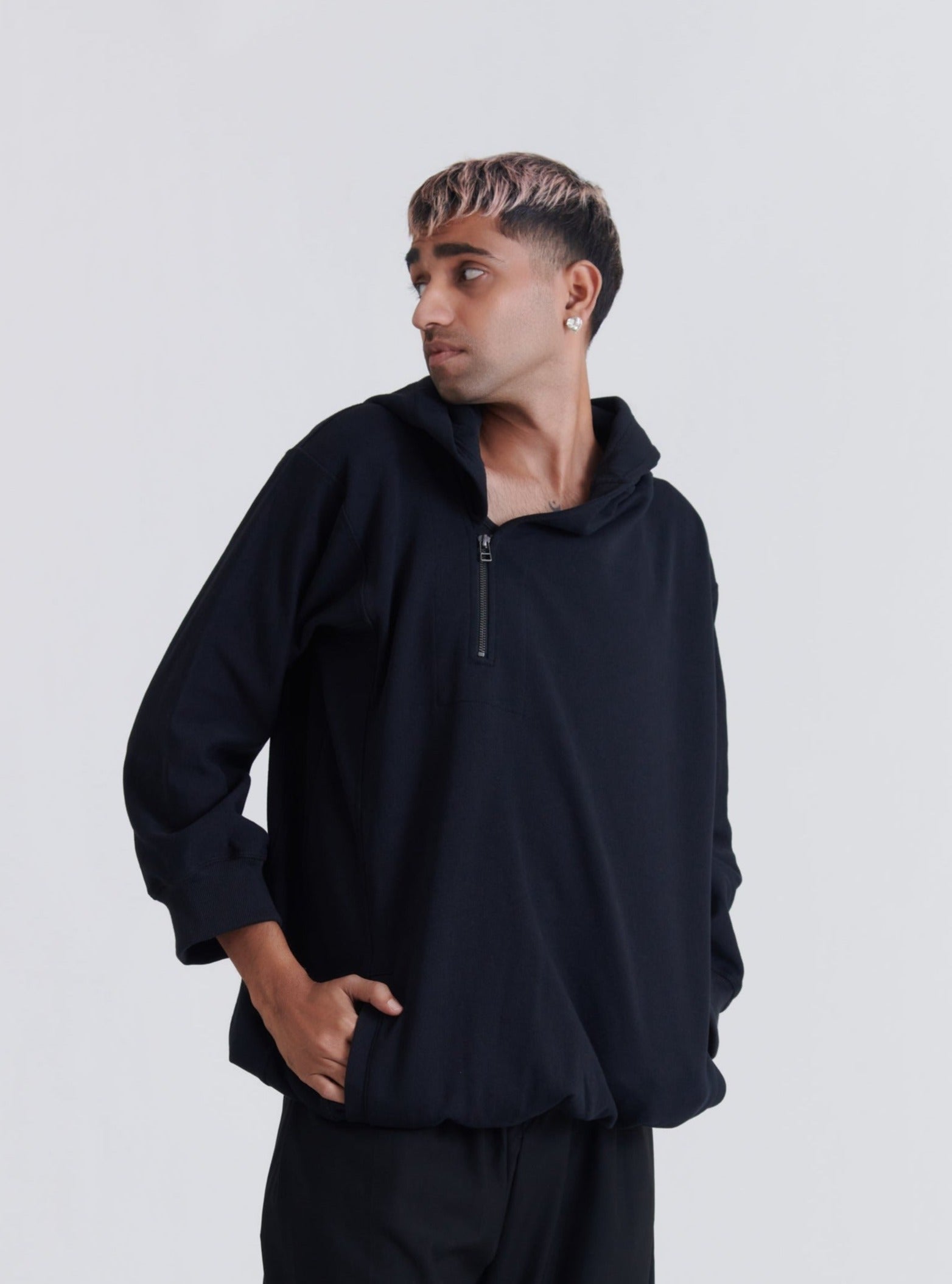Heron-Lily Saree Hoodie