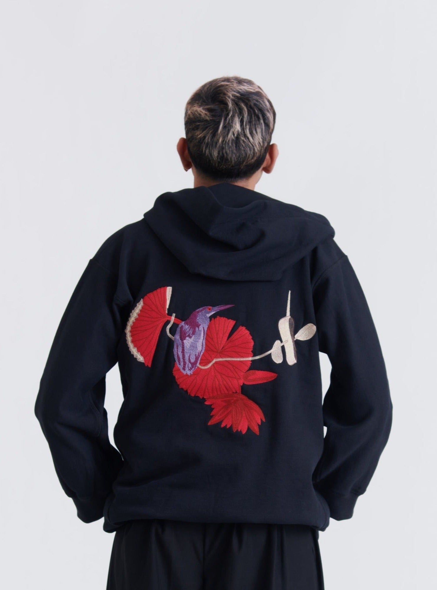 Heron-Lily Saree Hoodie