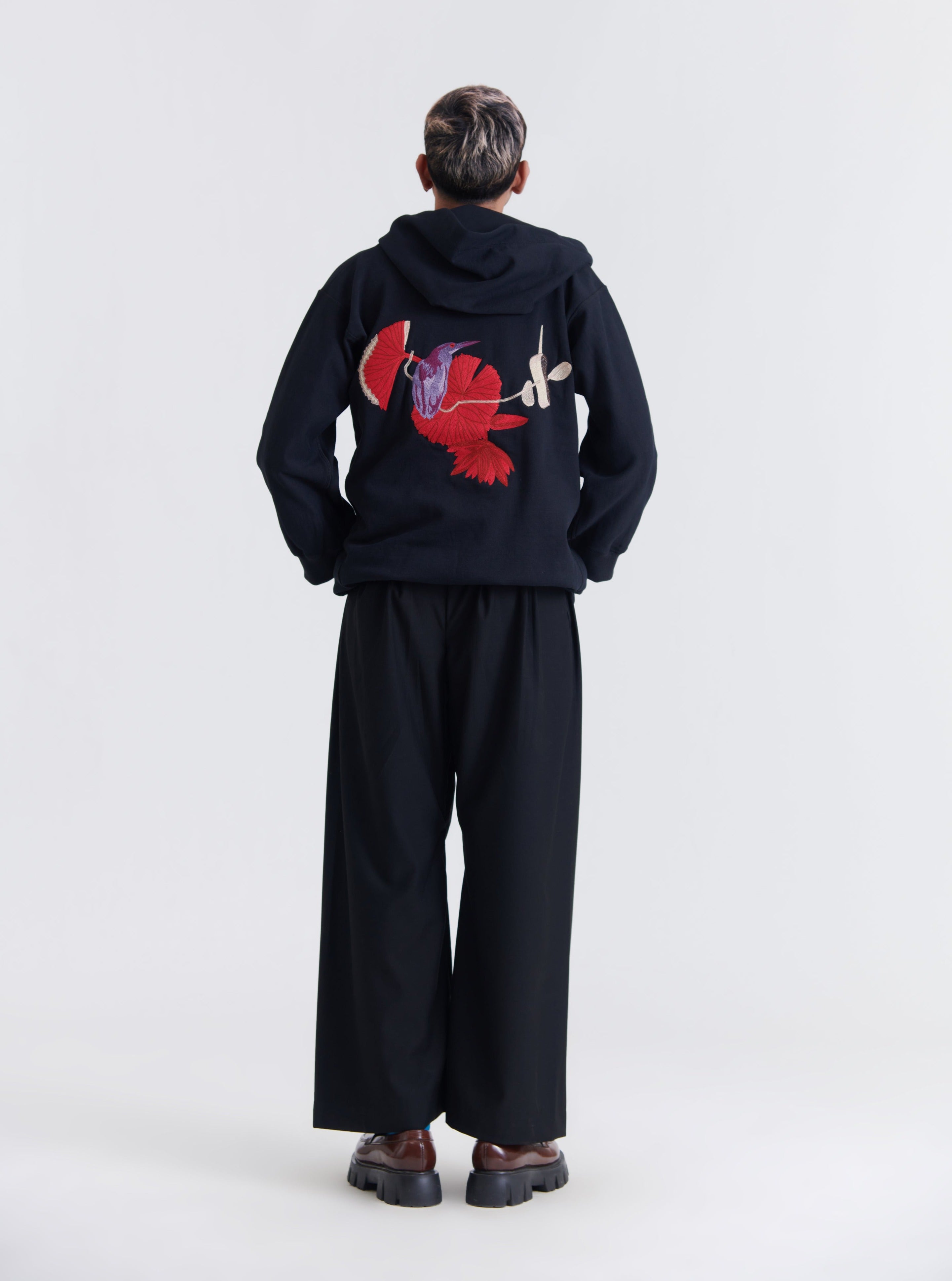 Heron-Lily Saree Hoodie