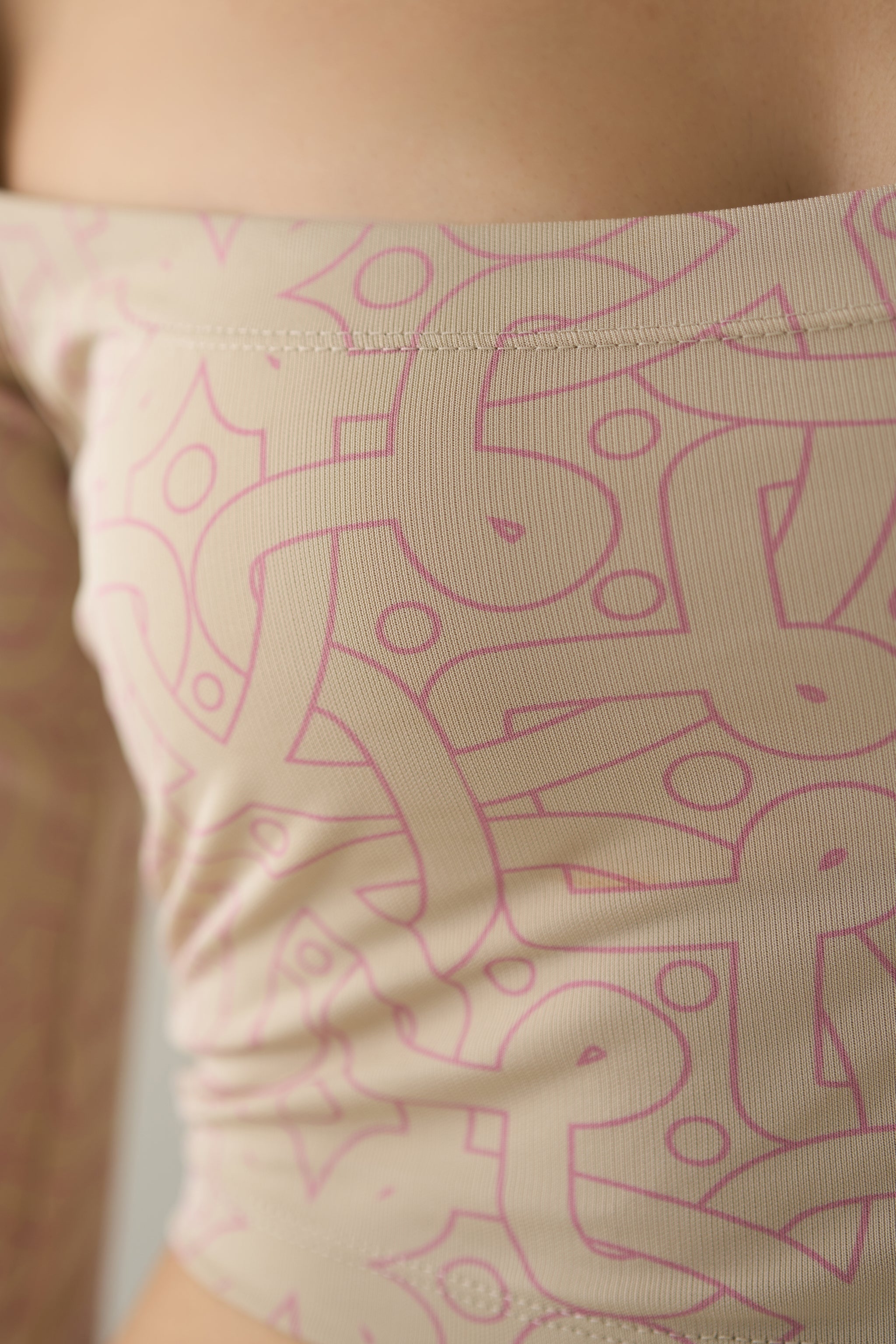 Kolam Long Sleeve Crop Top