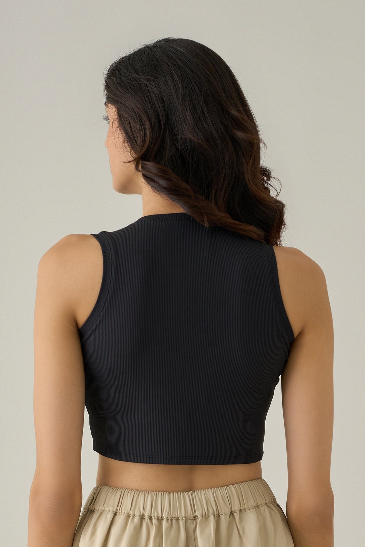 Moon Analemma Cropped Tank Top