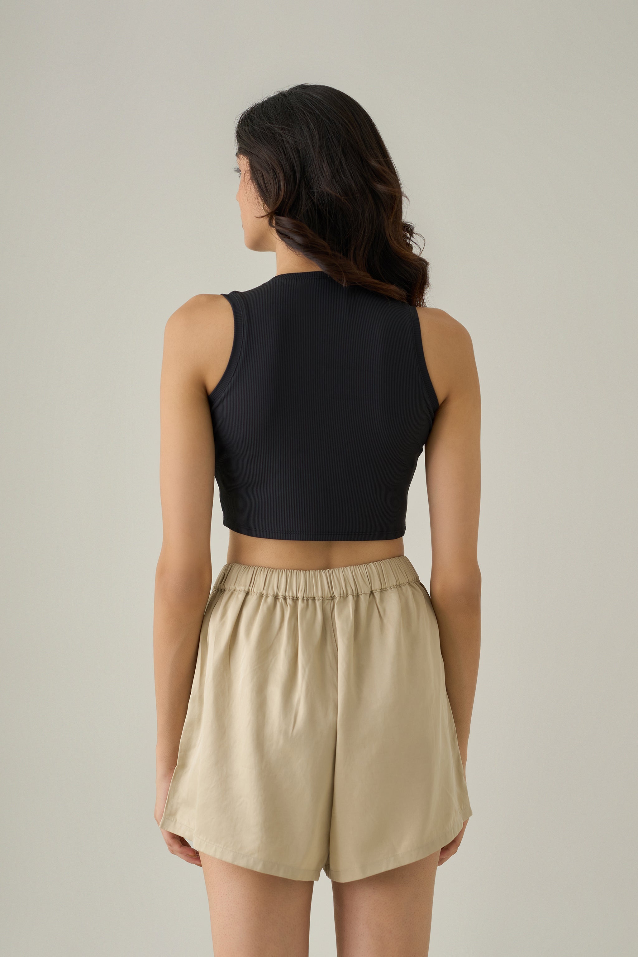 Moon Analemma Cropped Tank Top