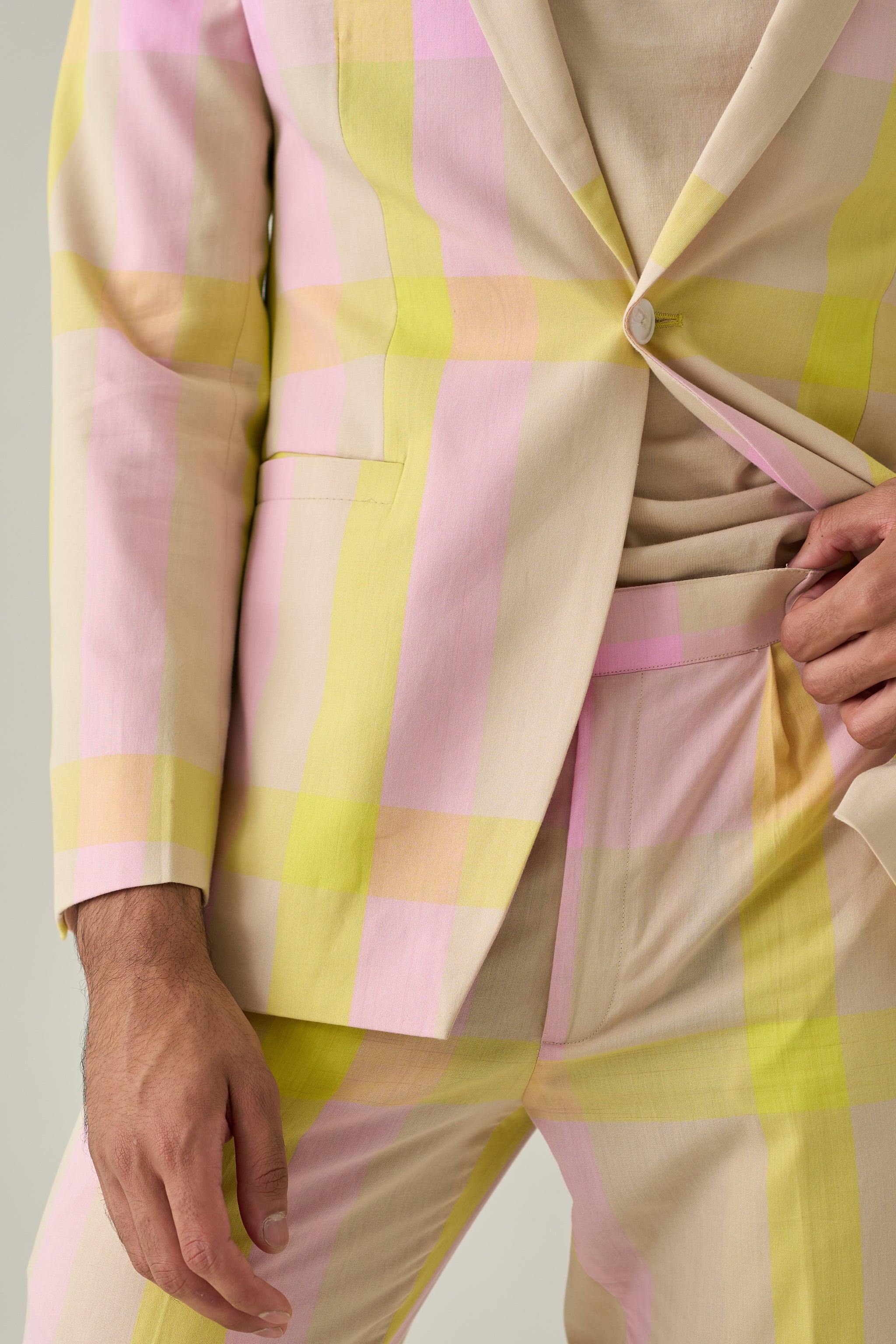 Madras Check Suit