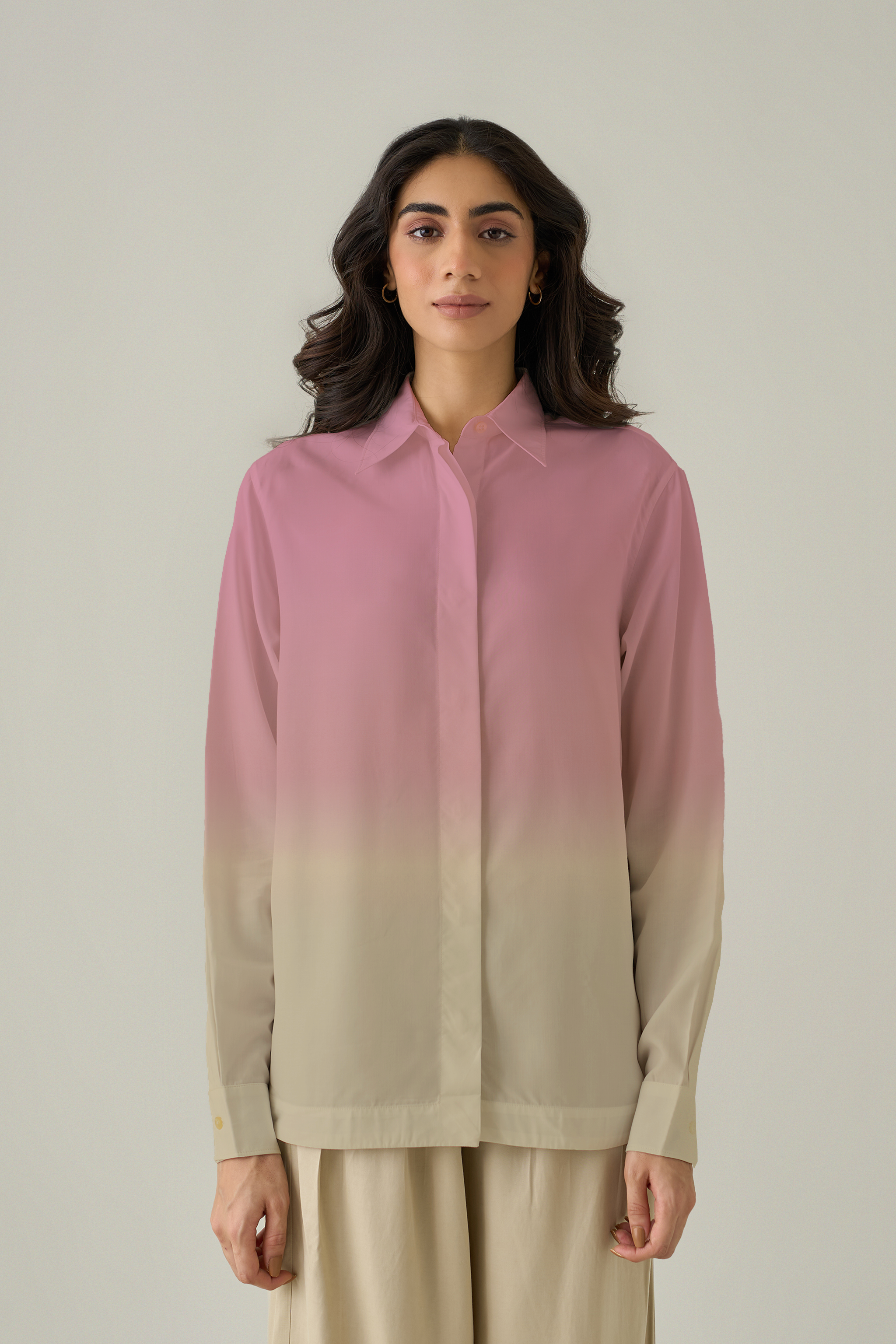 Ombre Boxy Shirt