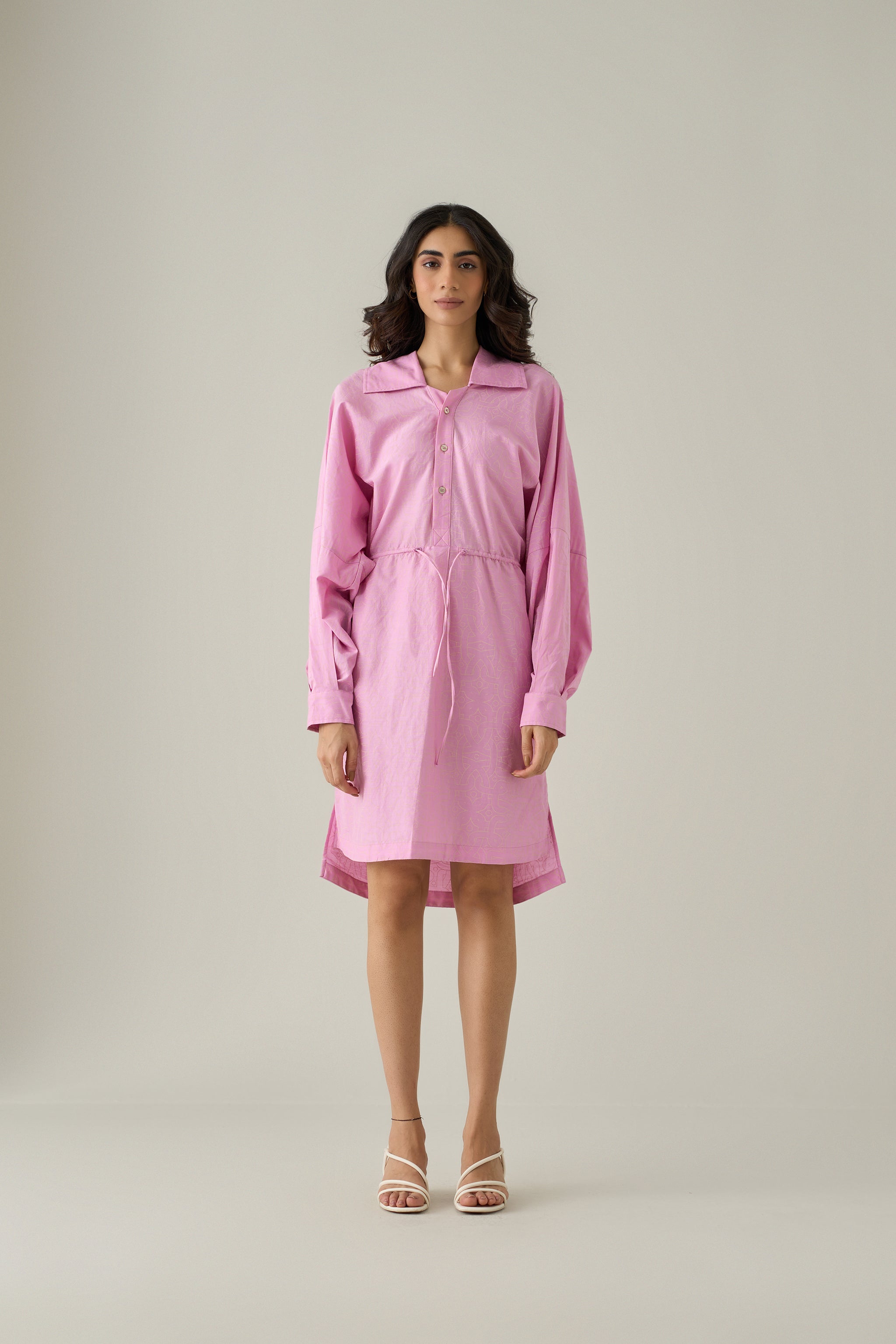 Kolam Shirt Dress
