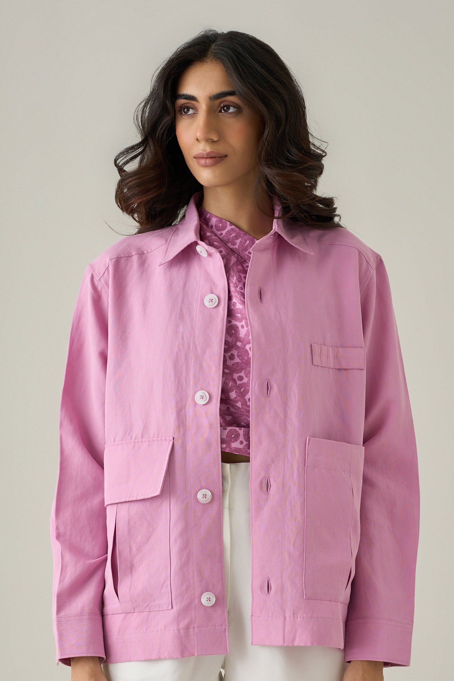 Tencel Utilitarian Shacket