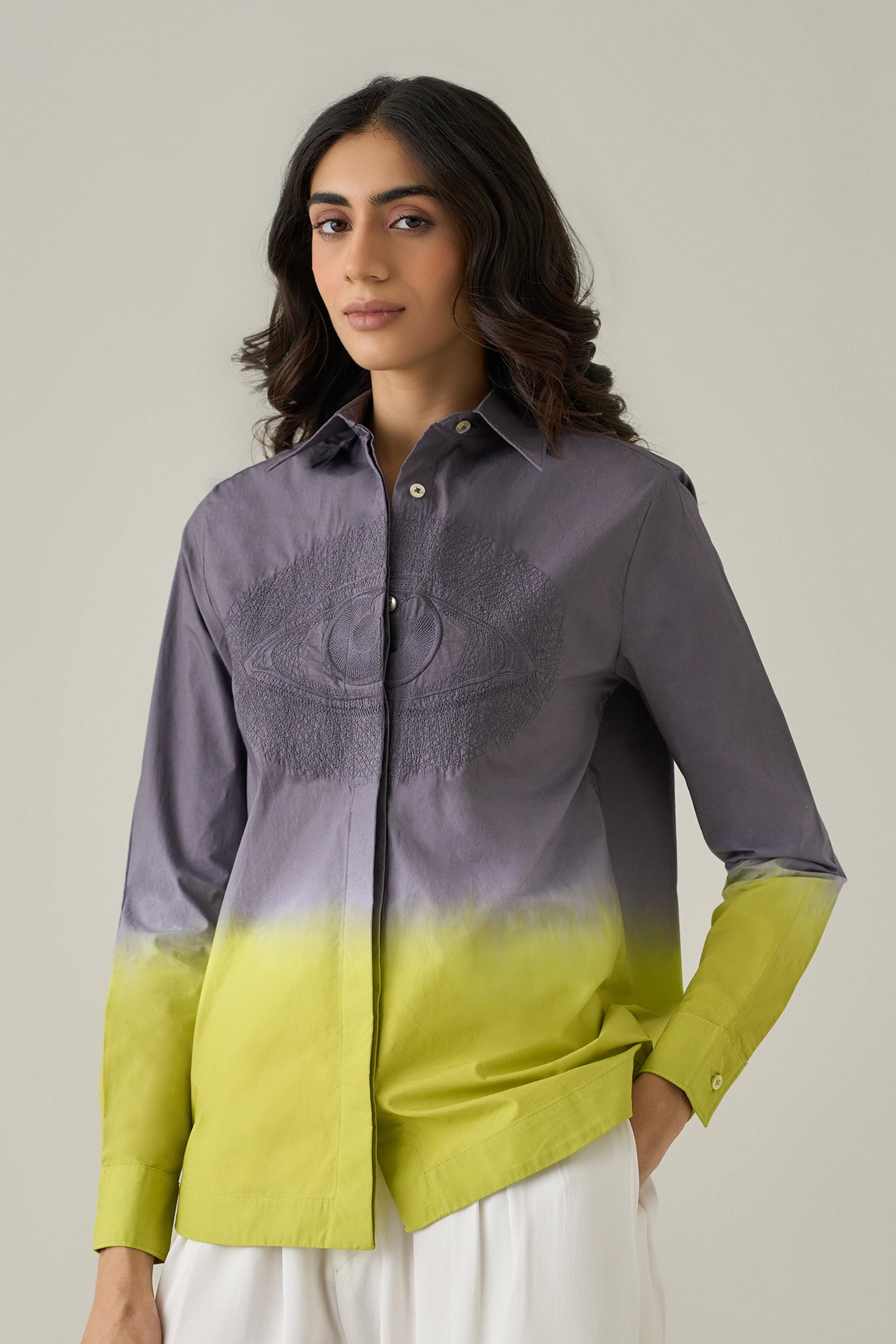 Ombre Boxy Shirt