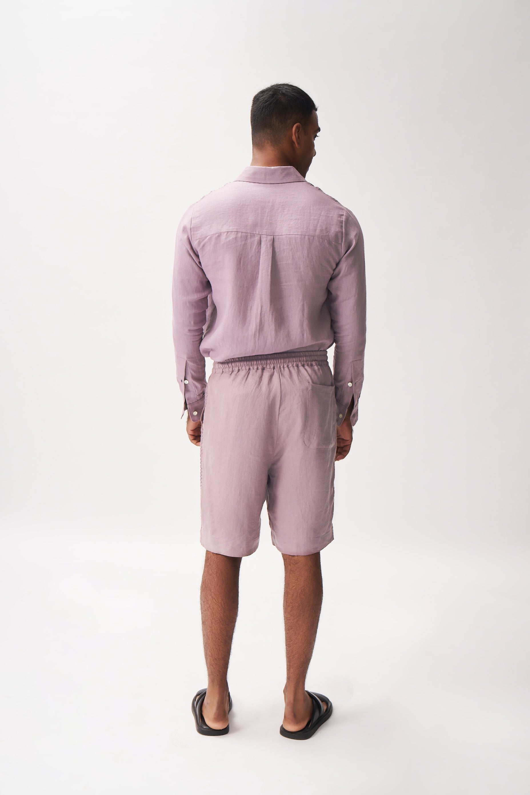 Linen Boxy Shirt + Shorts