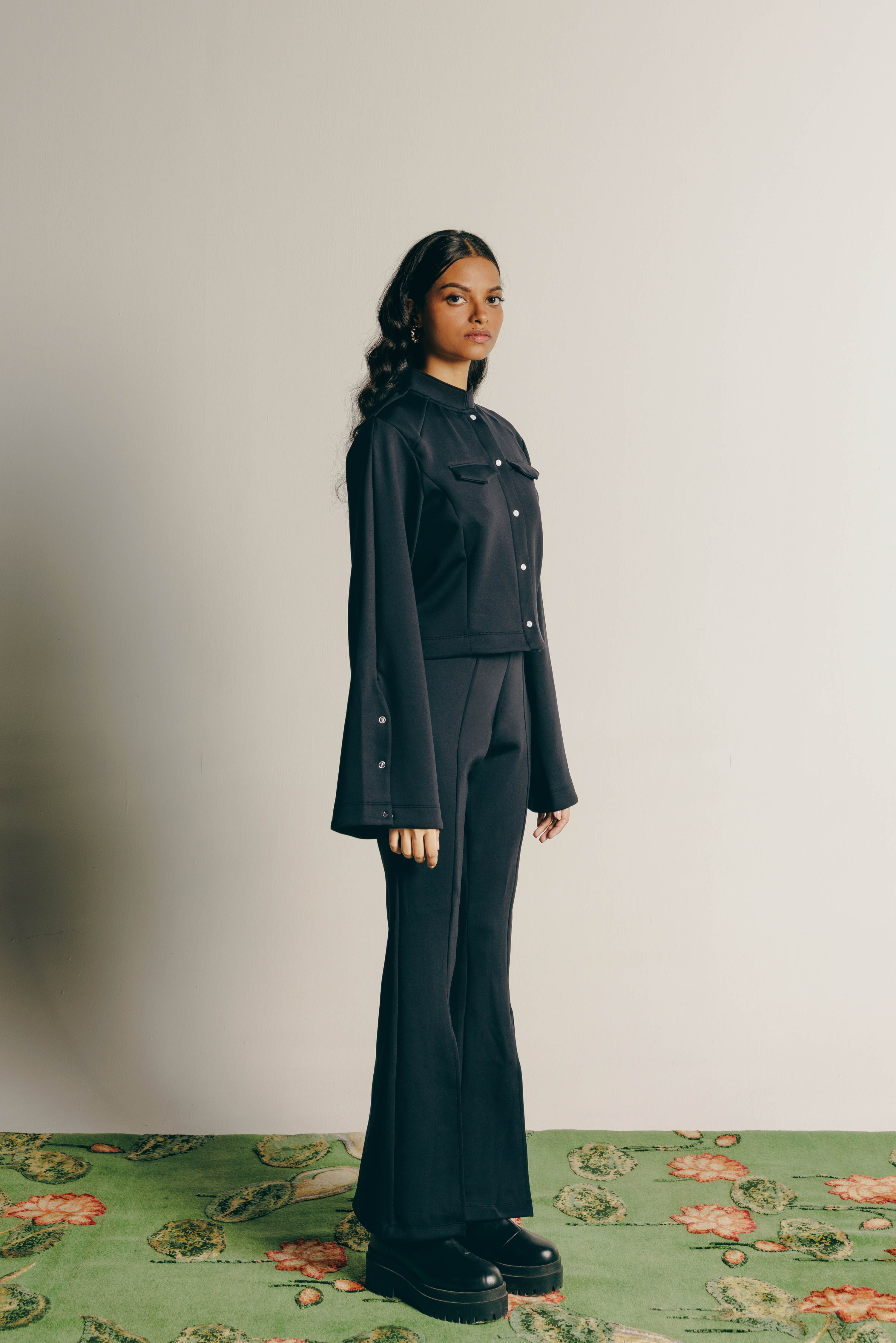Bootcut Pants Black