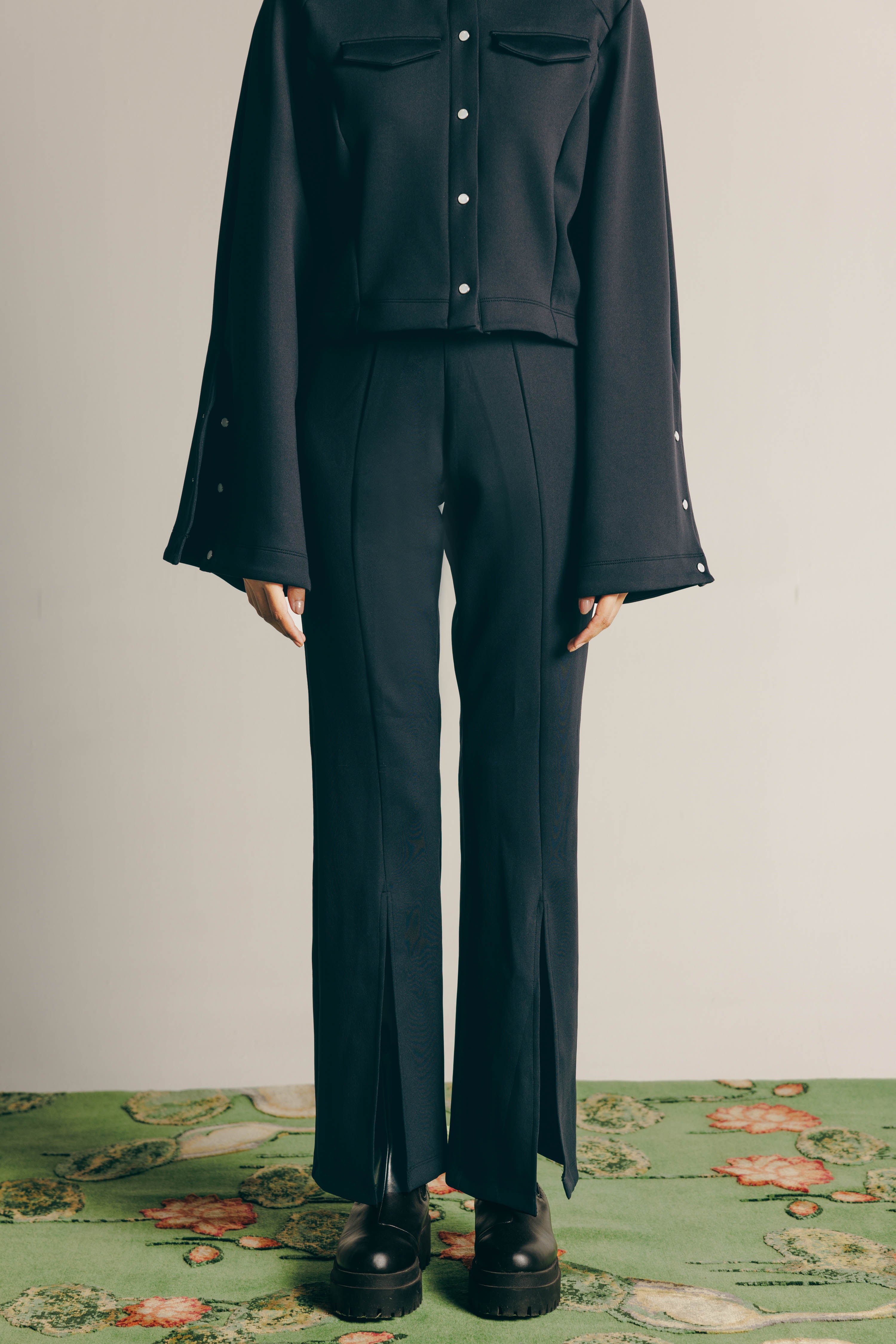 Bootcut Pants Black