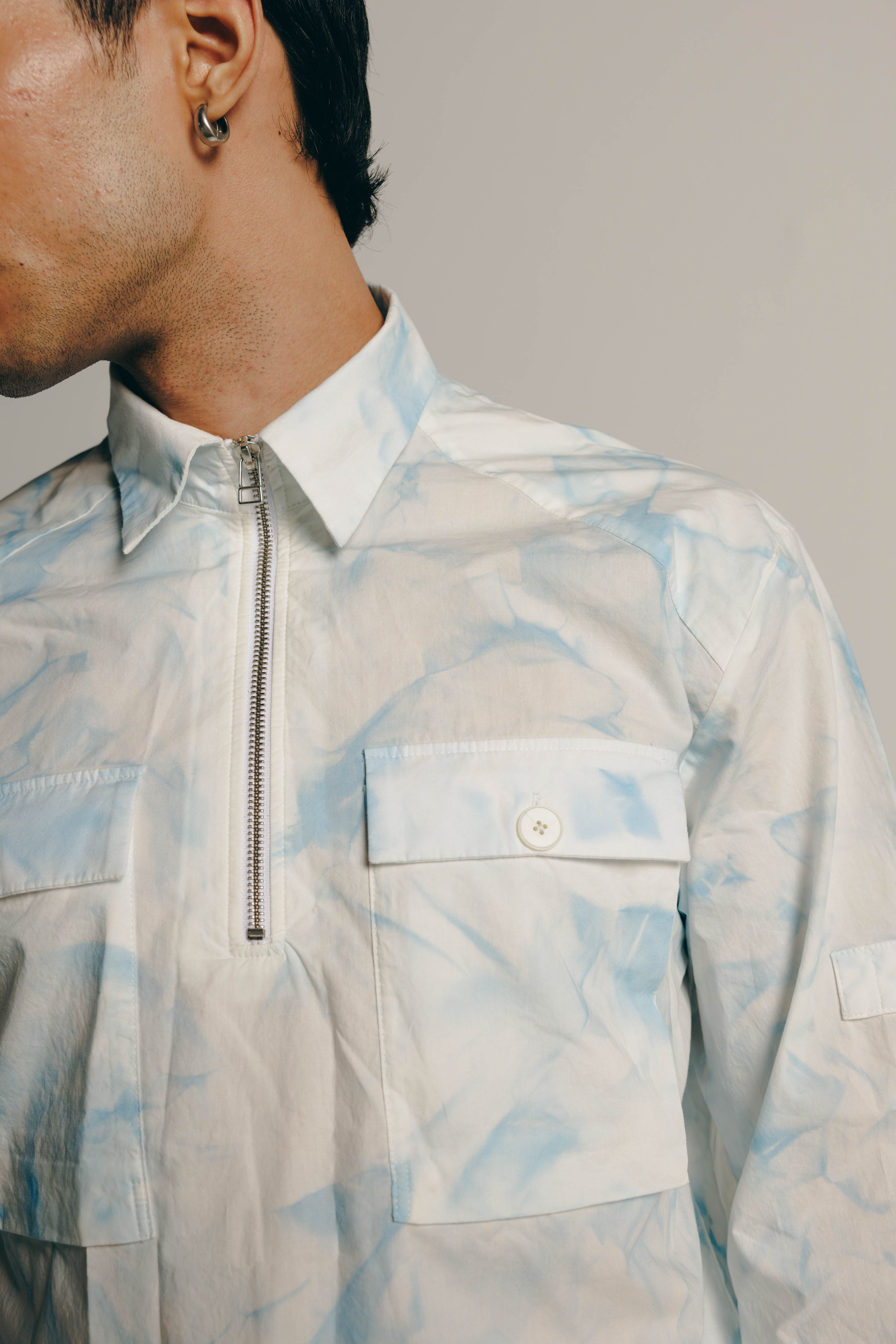 Vintage Haveli Washed Pullover Shirt & Cargo Pants Co-ord