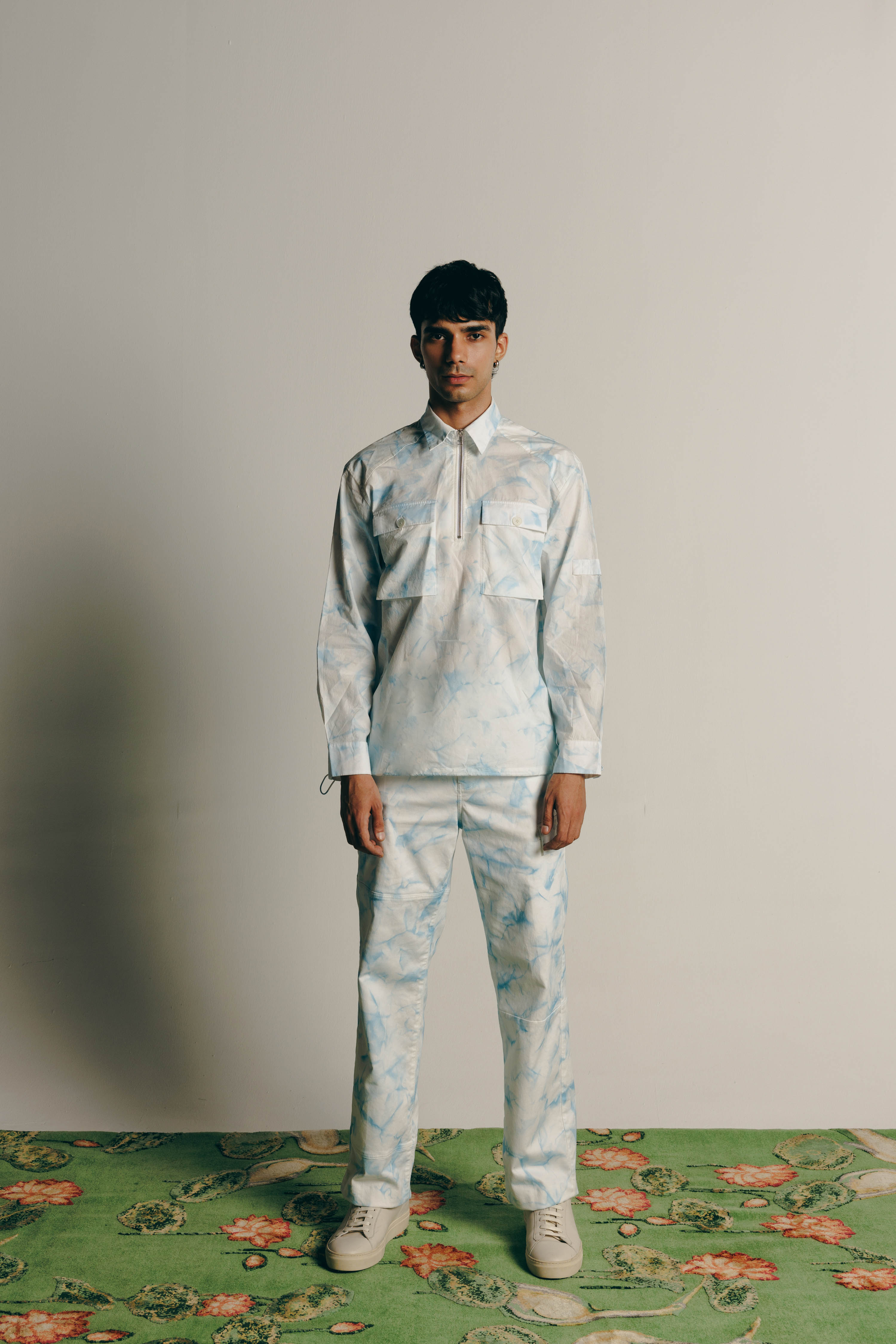 Vintage Haveli Washed Pullover Shirt & Cargo Pants Co-ord