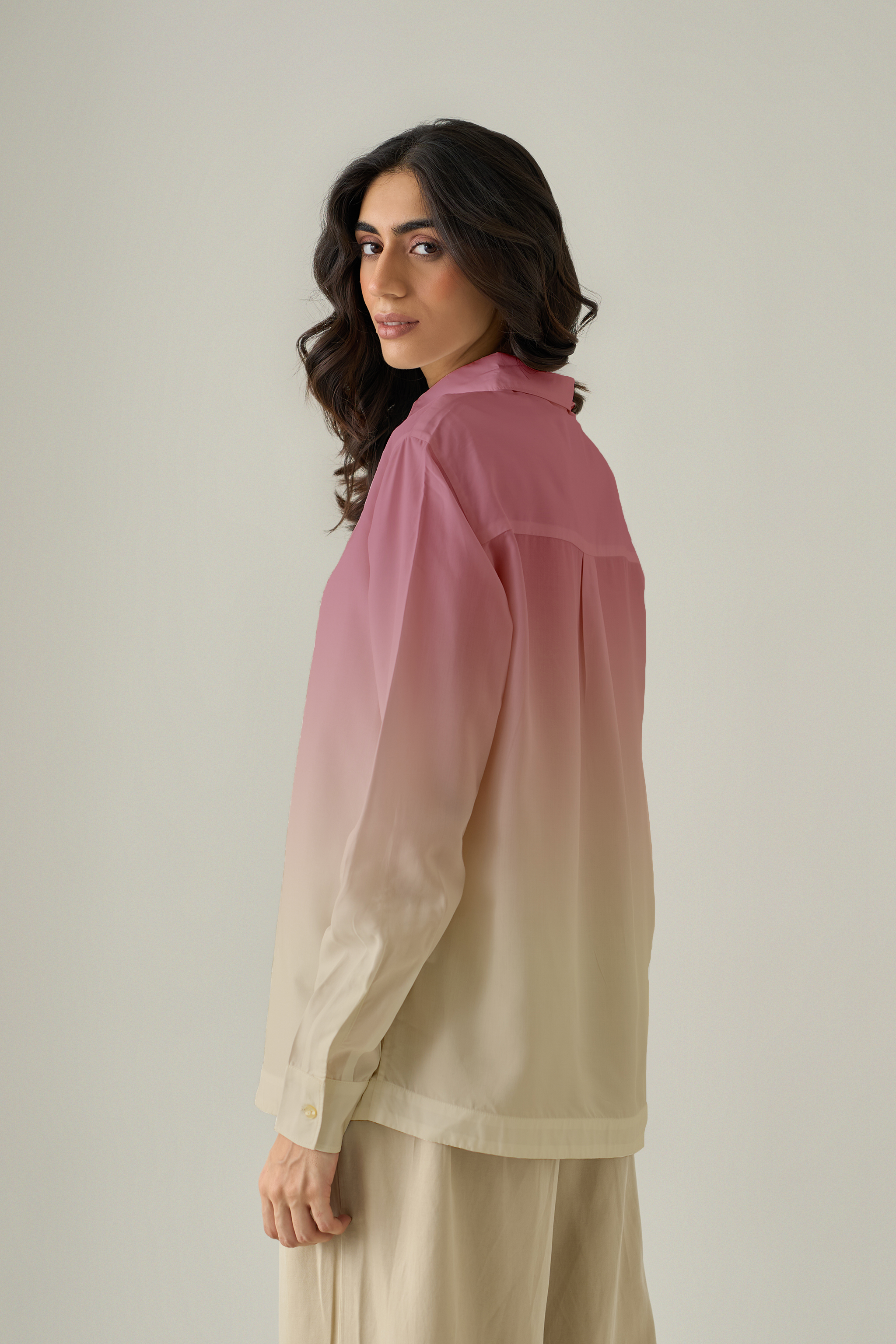 Ombre Boxy Shirt