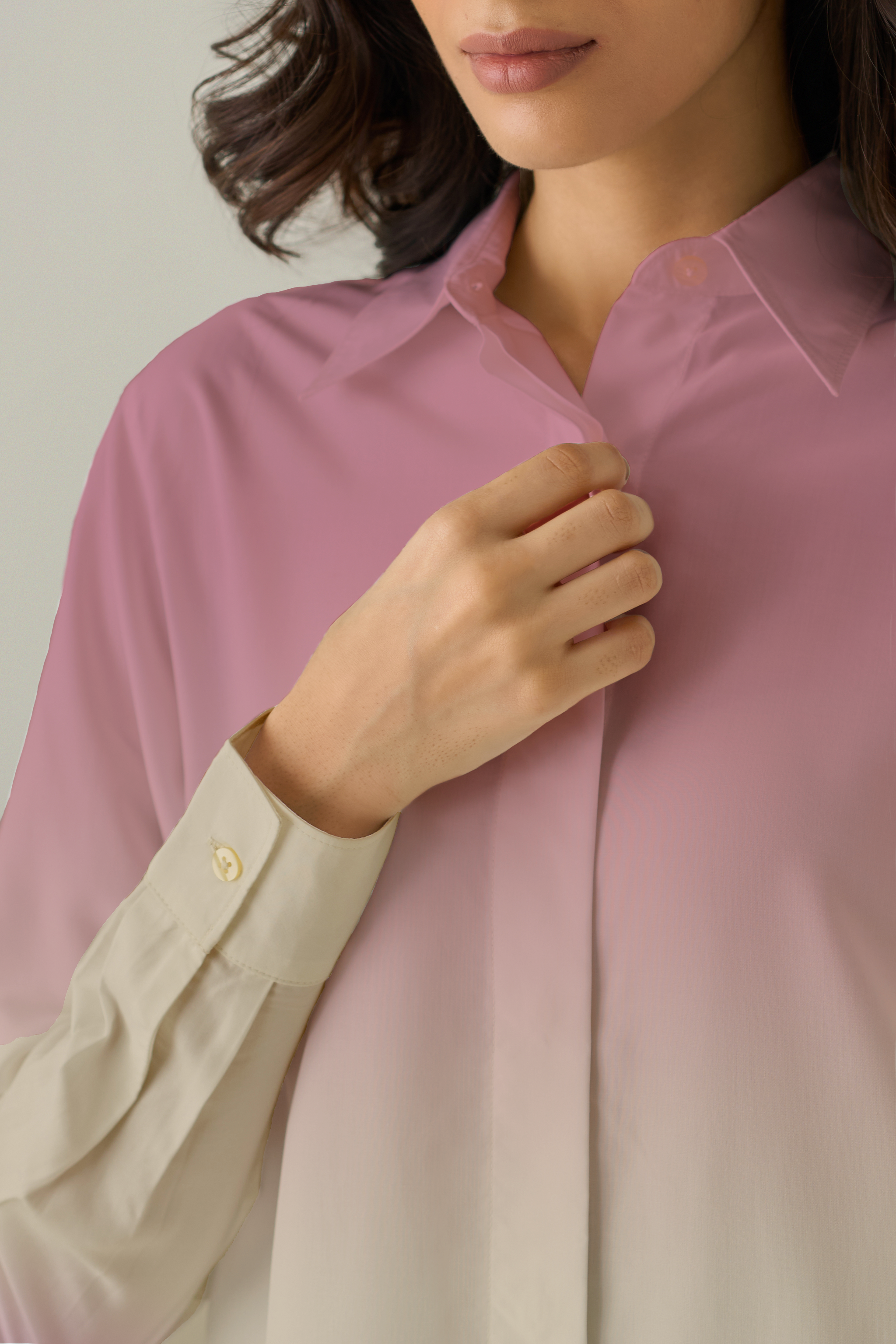 Ombre Boxy Shirt