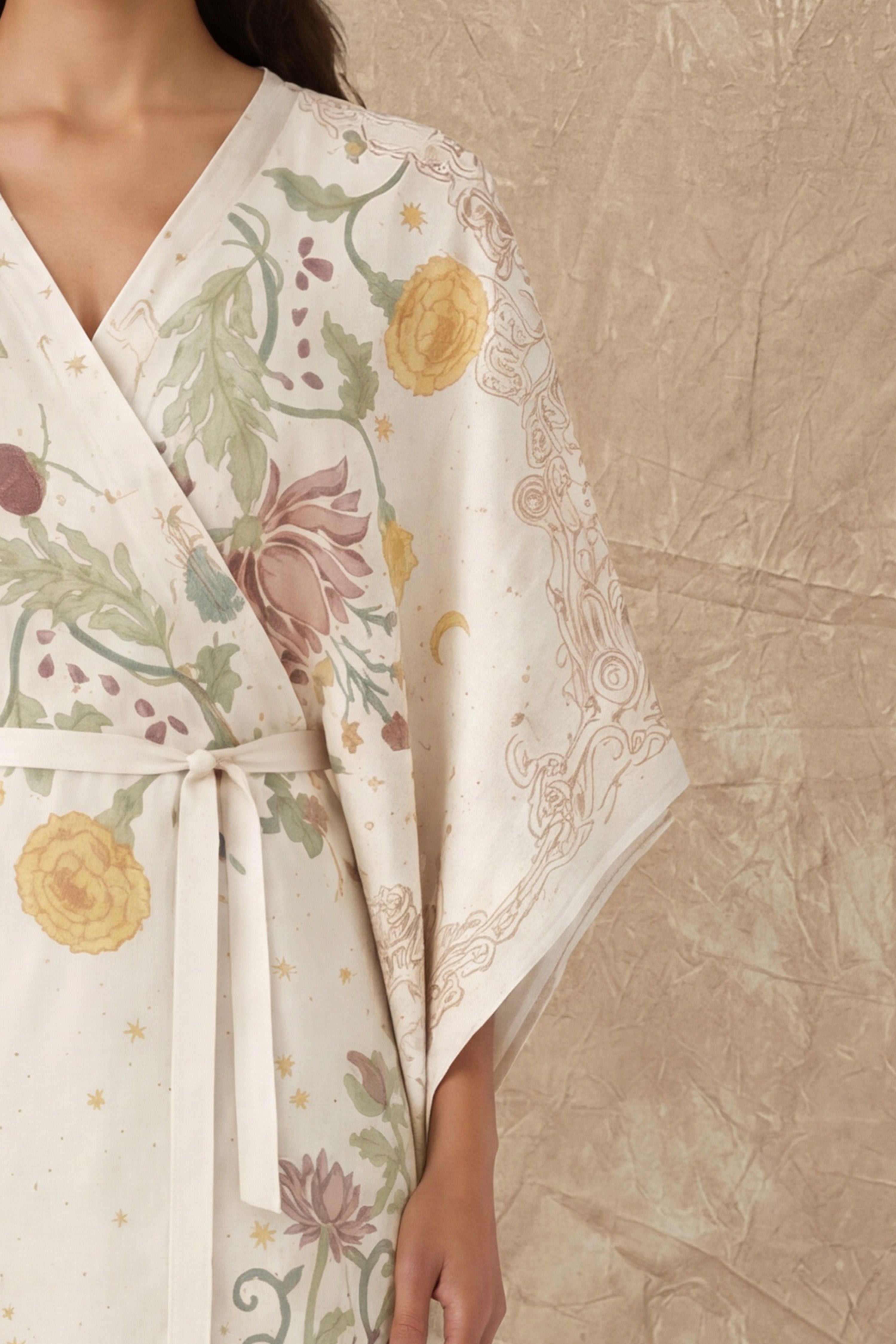 Bloom Wrap Kaftan
