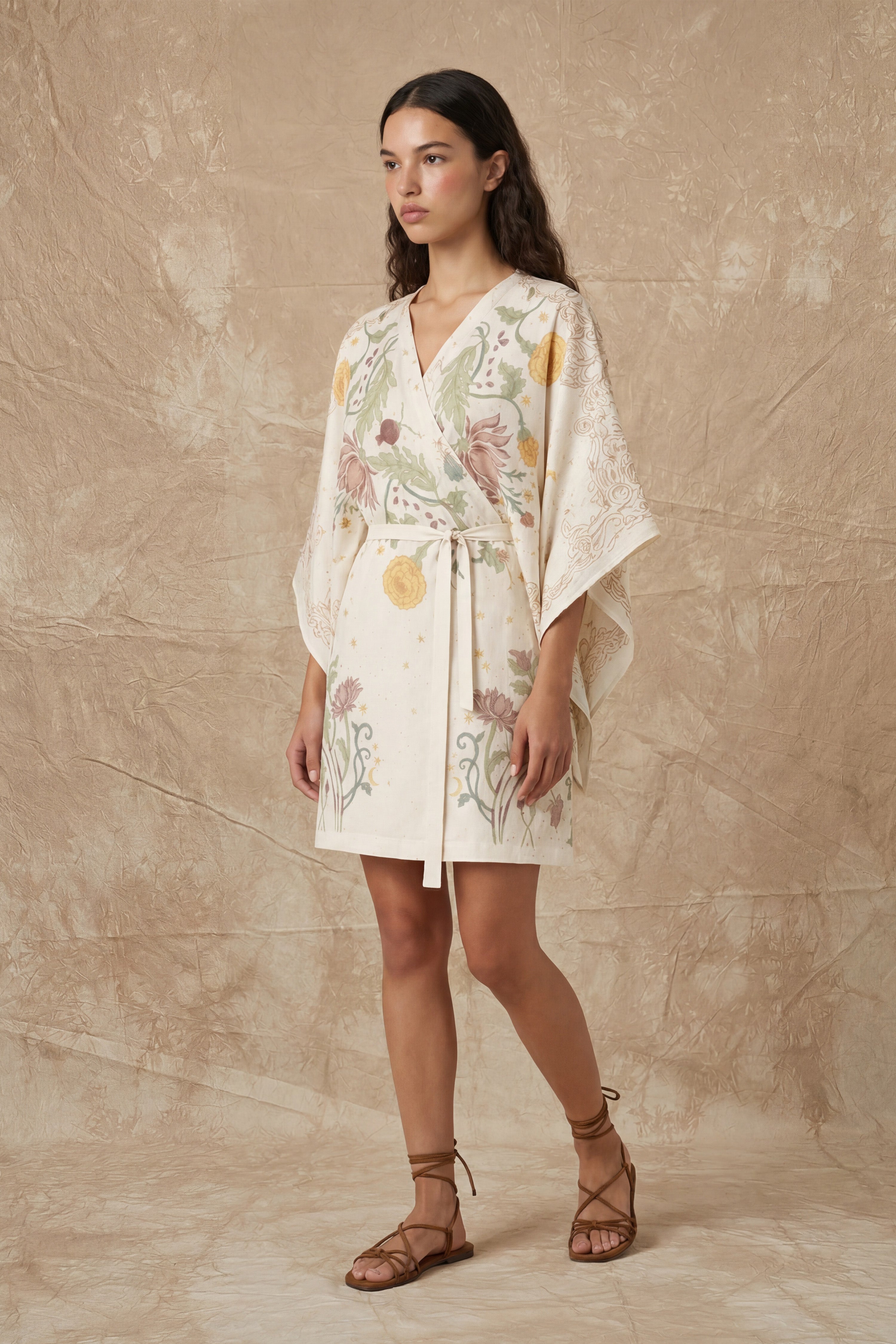 Bloom Wrap Kaftan