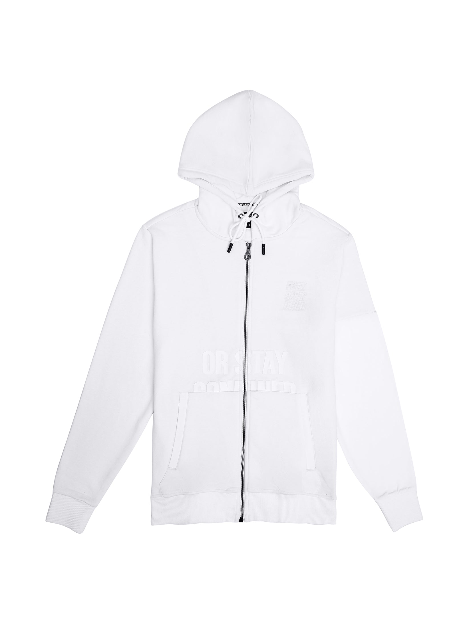 THIRD EYE DROP SHOULDER ZIPPER HOODIE