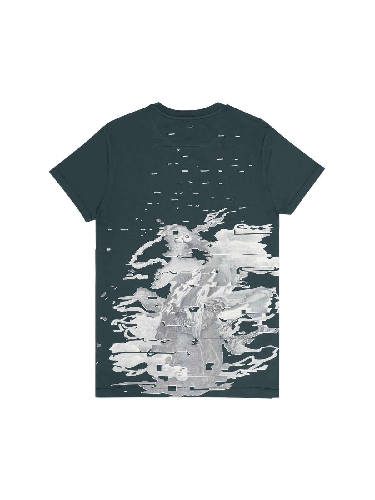 404 PRINTED EMBROIDERED TEE
