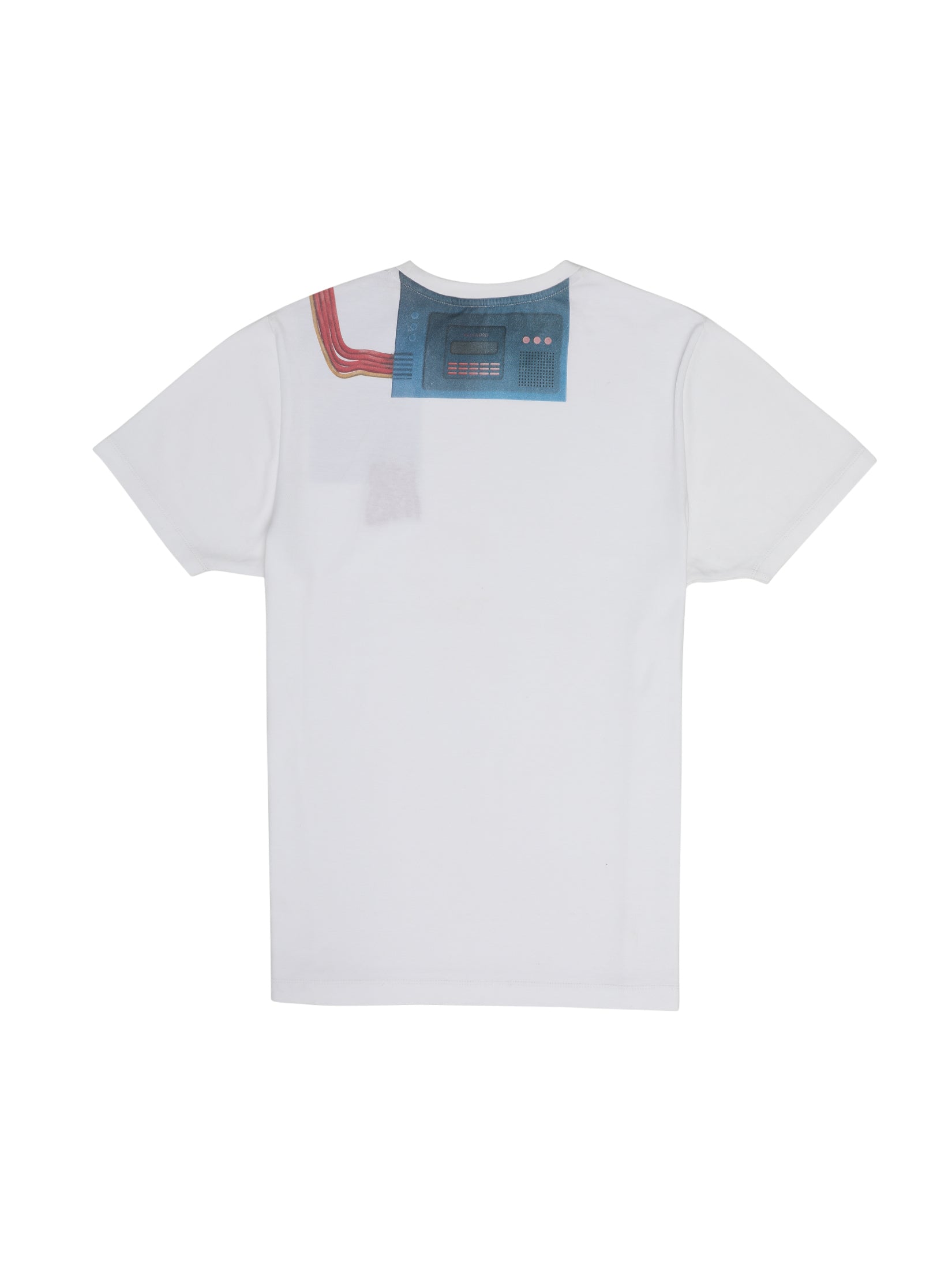 THE DIGITAL SELF CORD EMBROIDERED PRINTED TEE