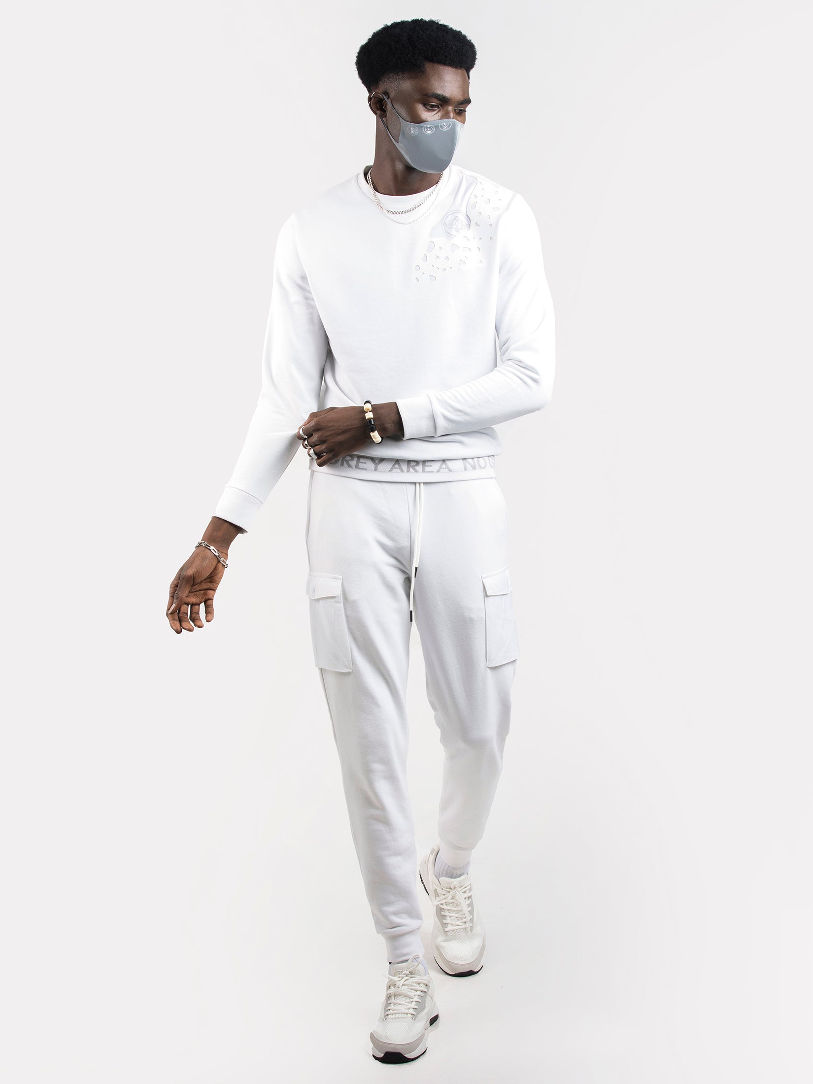 GREY AREA BONDED FRENCH TERRY SWEATSHIRT