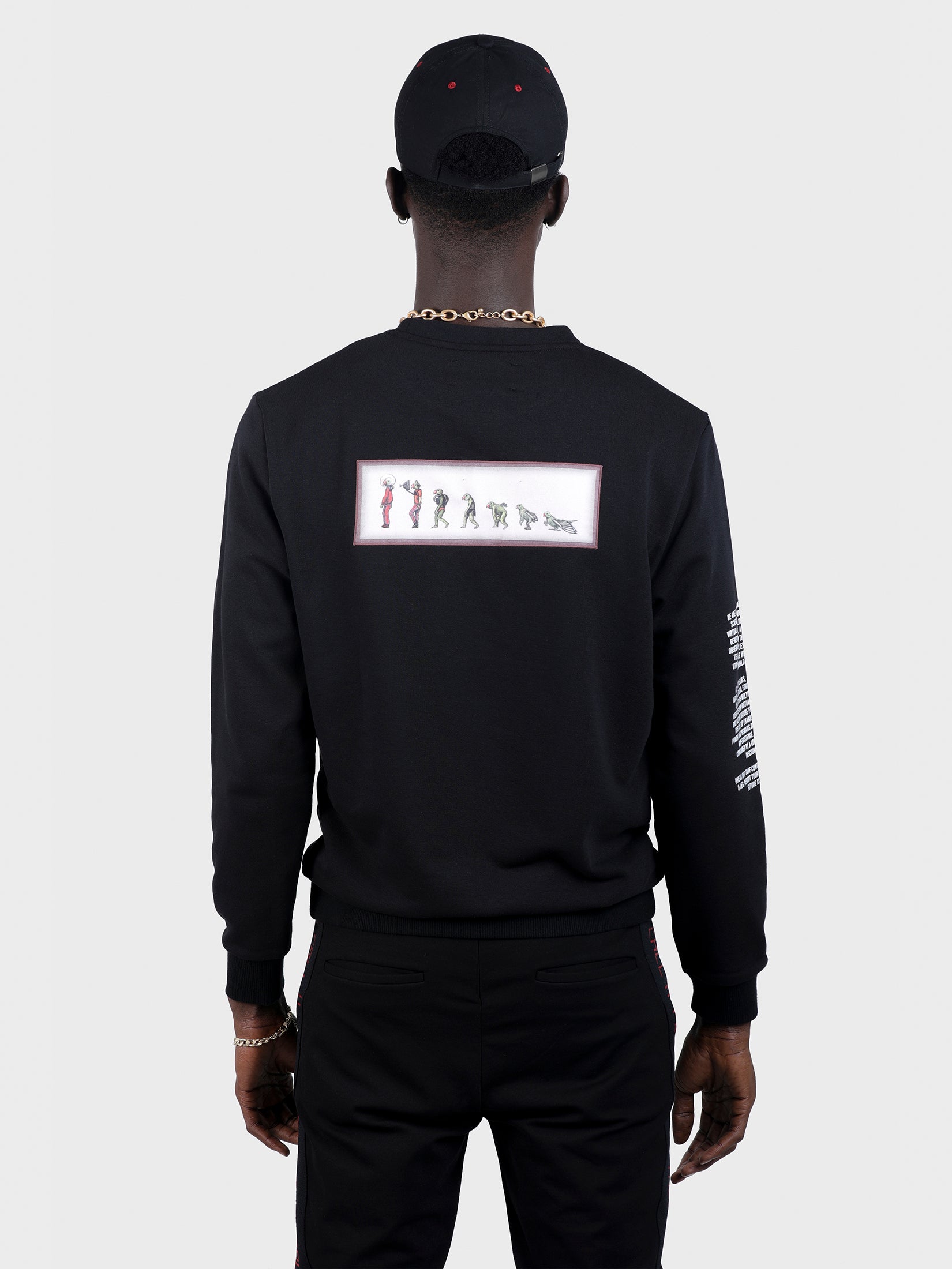 PROGRAMMING SUEDE PATCH FRENCH TERRY SWEATSHIRT