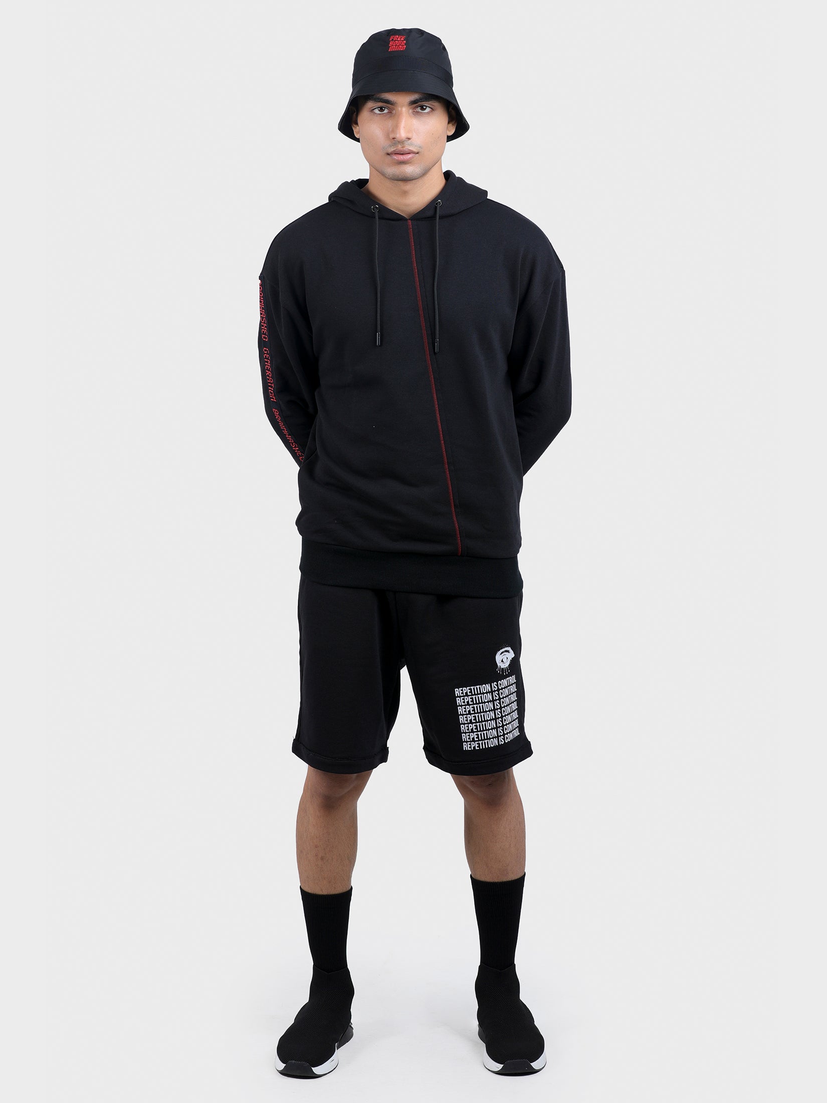 REPETITION IS CONTROL BASKETBALL SHORTS