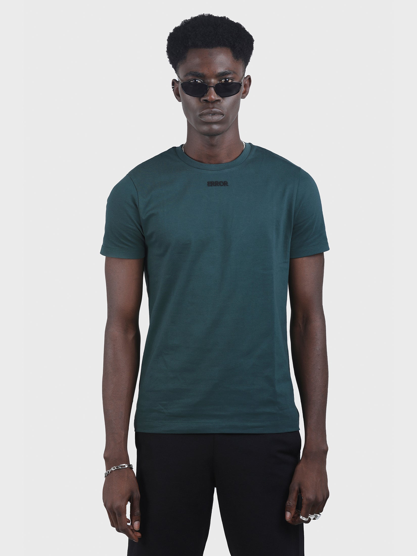 404 PRINTED EMBROIDERED TEE