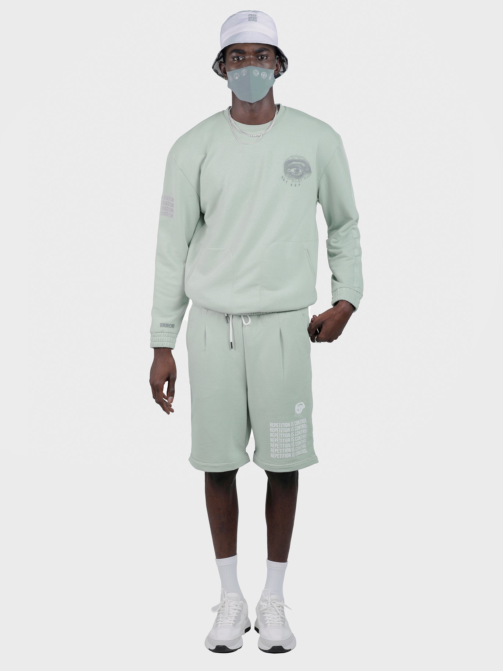 THIRD EYE EMBROIDERED FRENCH TERRY SWEATSHIRT