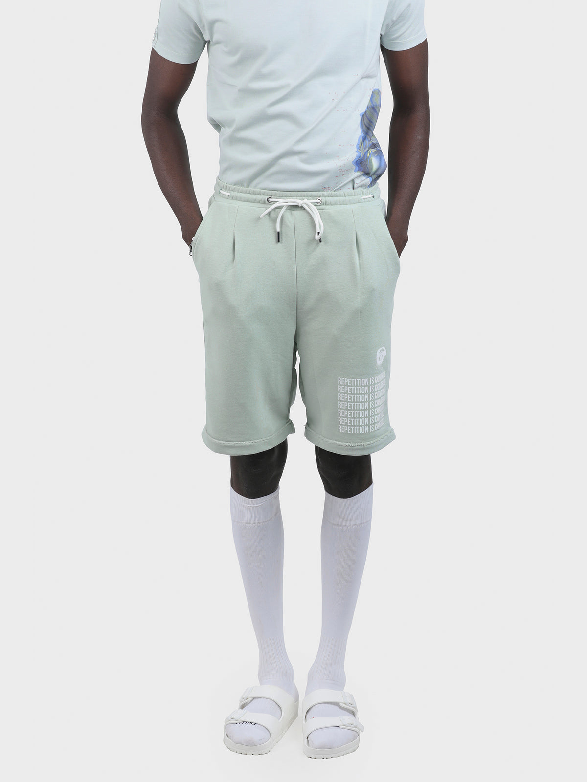 REPETITION IS CONTROL BASKETBALL SHORTS