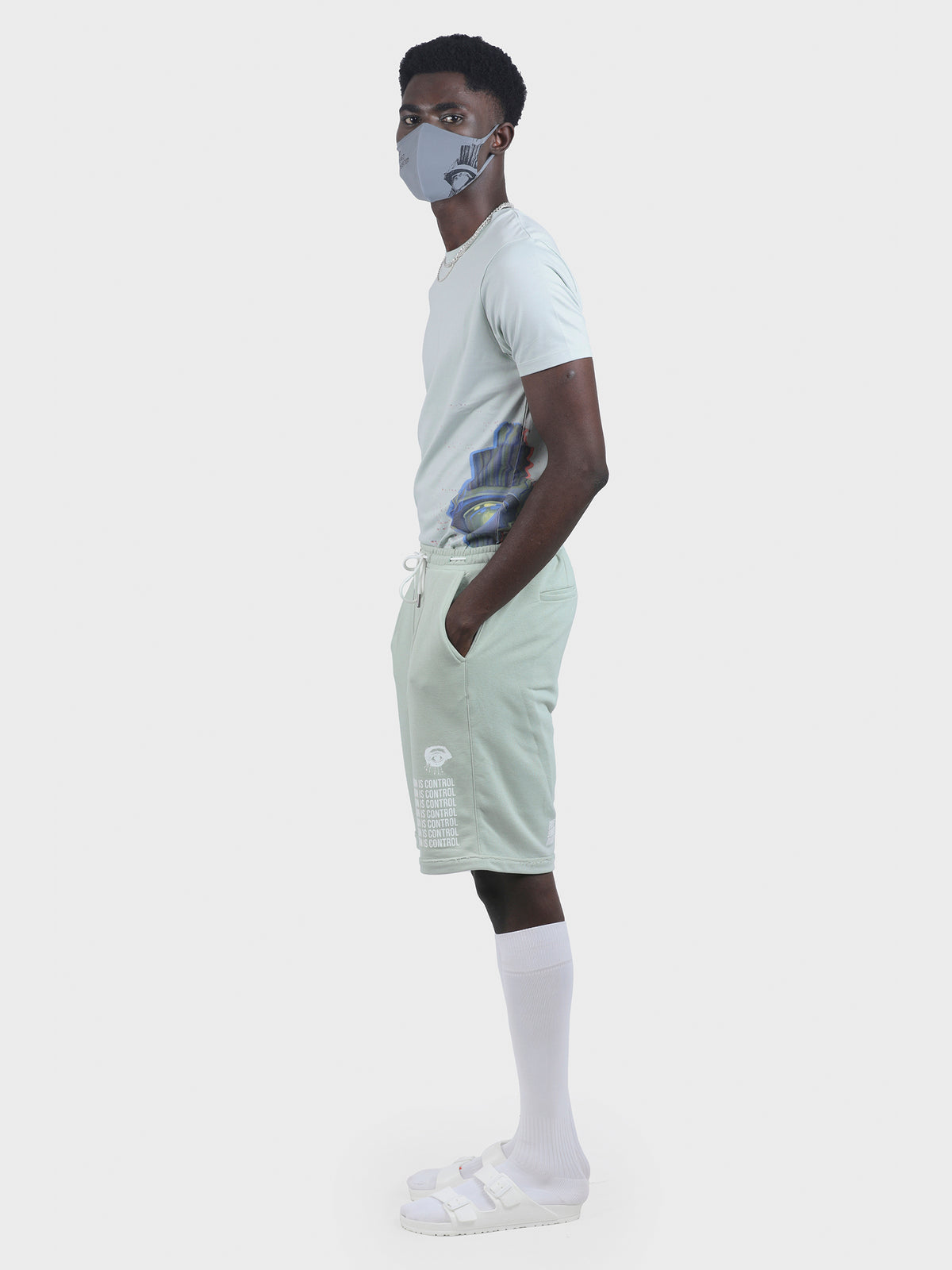 REPETITION IS CONTROL BASKETBALL SHORTS