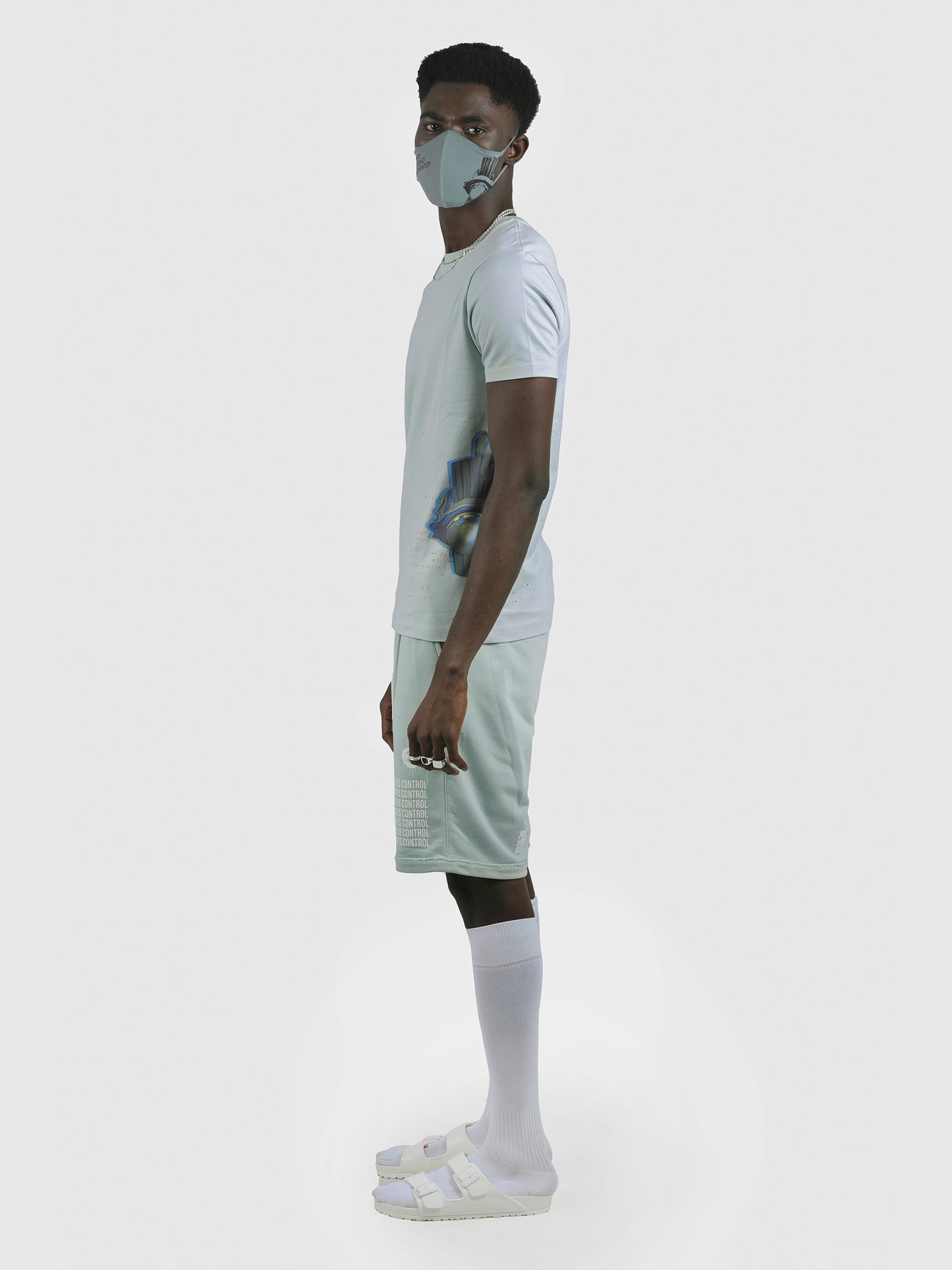 SURVEILLANCE GROSGRAIN TAPE PRINTED TEE