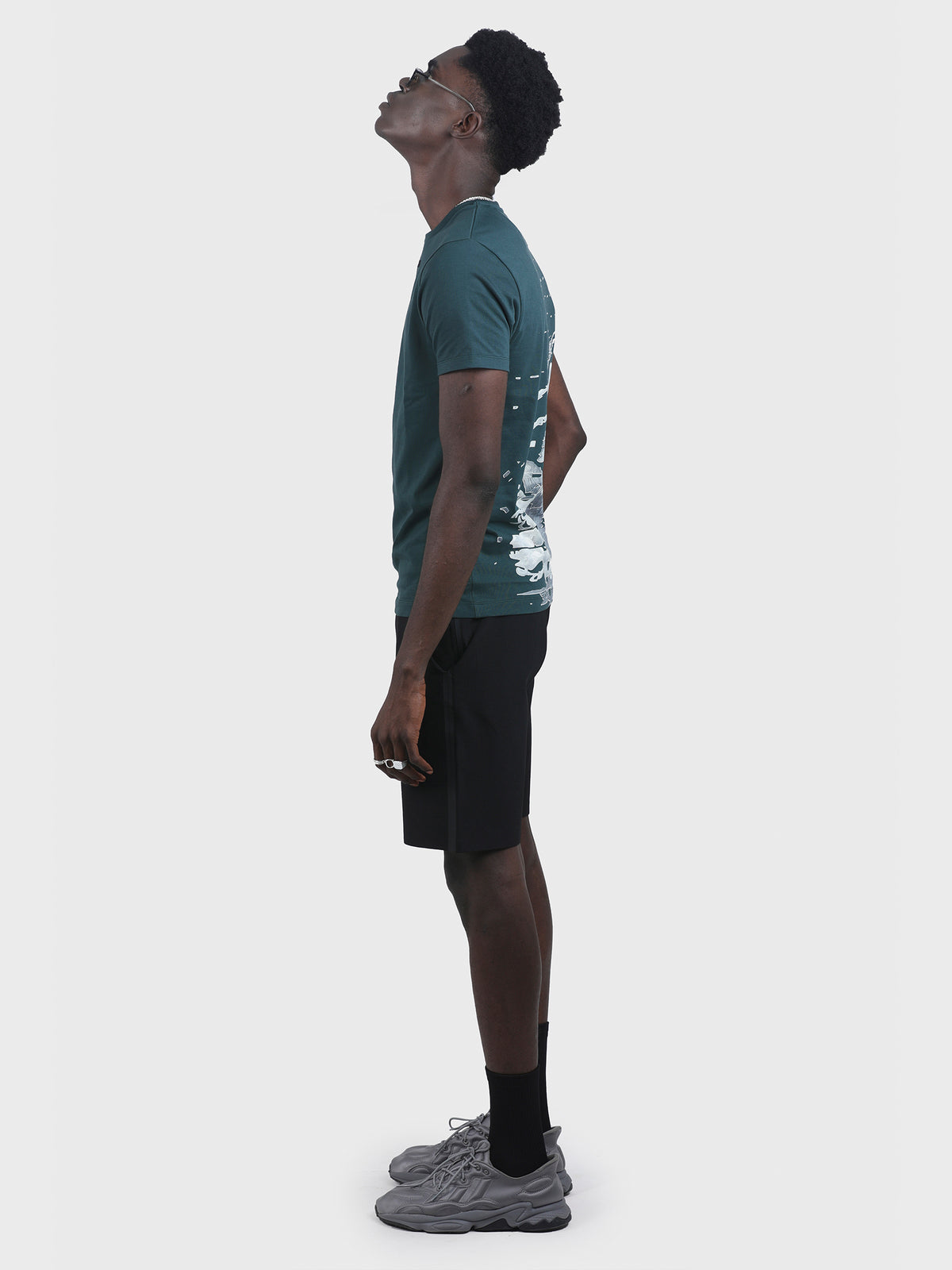 404 PRINTED EMBROIDERED TEE