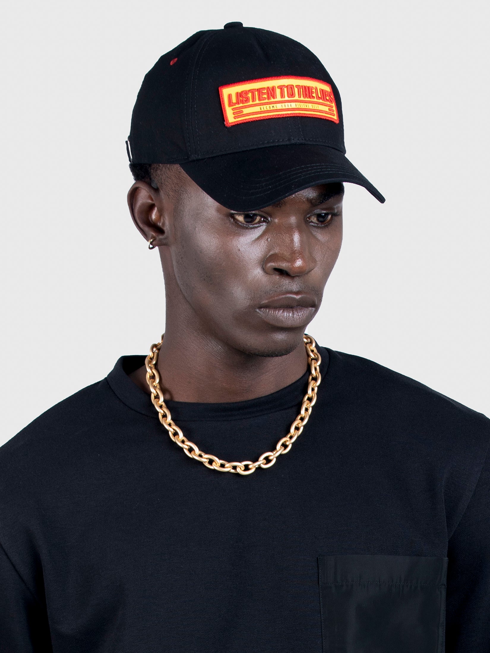 LISTEN TO THE LIES EMBROIDERED CAP