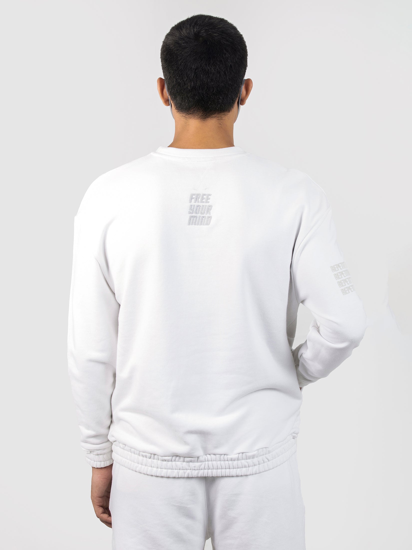 THIRD EYE EMBROIDERED FRENCH TERRY SWEATSHIRT