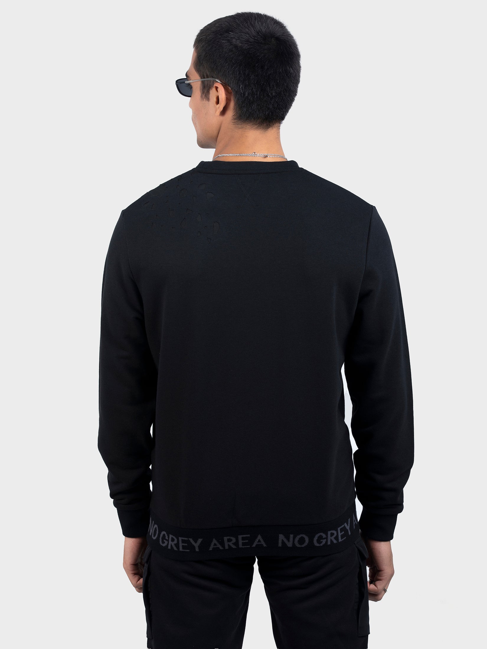 GREY AREA BONDED FRENCH TERRY SWEATSHIRT