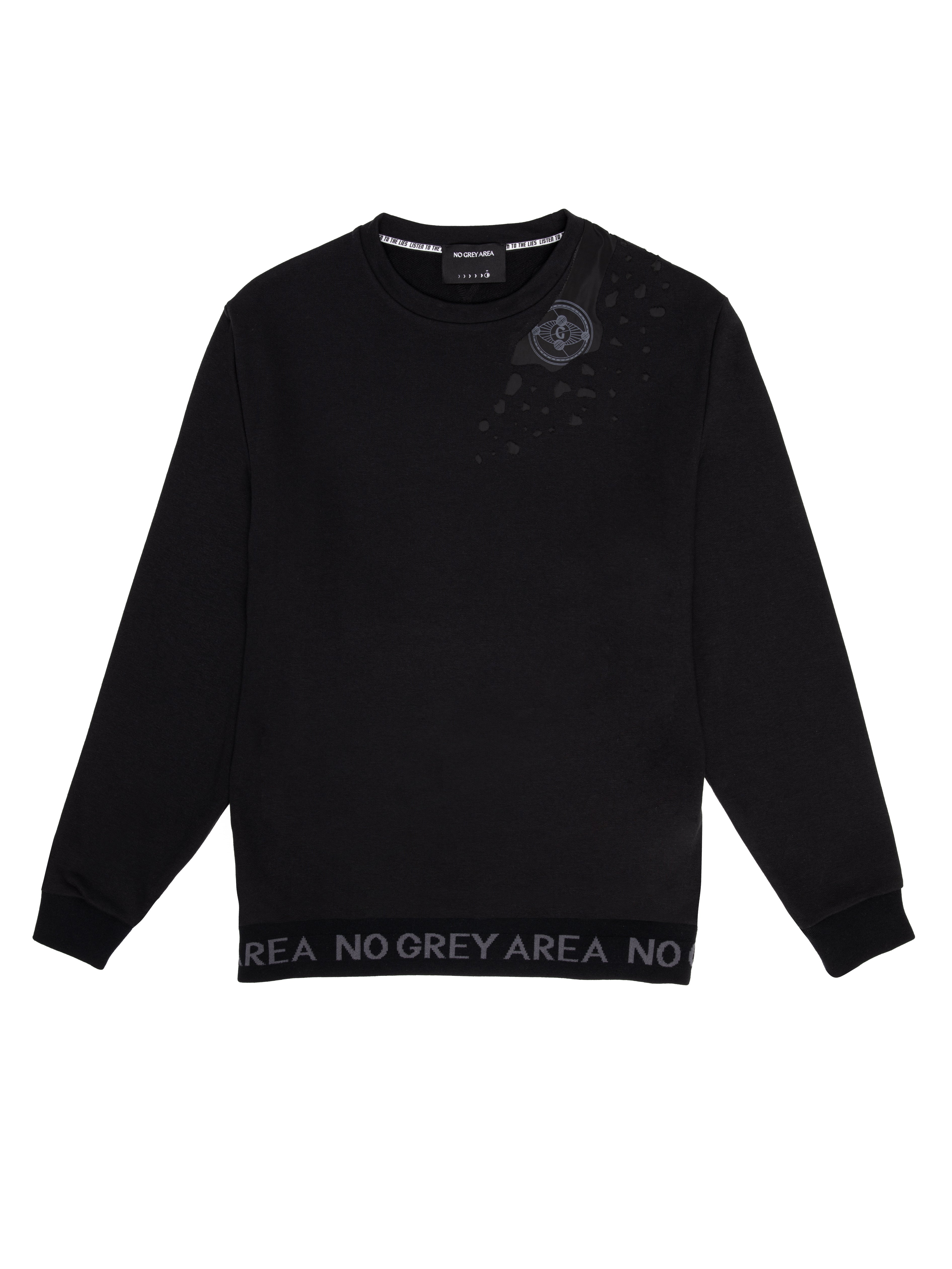 GREY AREA BONDED FRENCH TERRY SWEATSHIRT